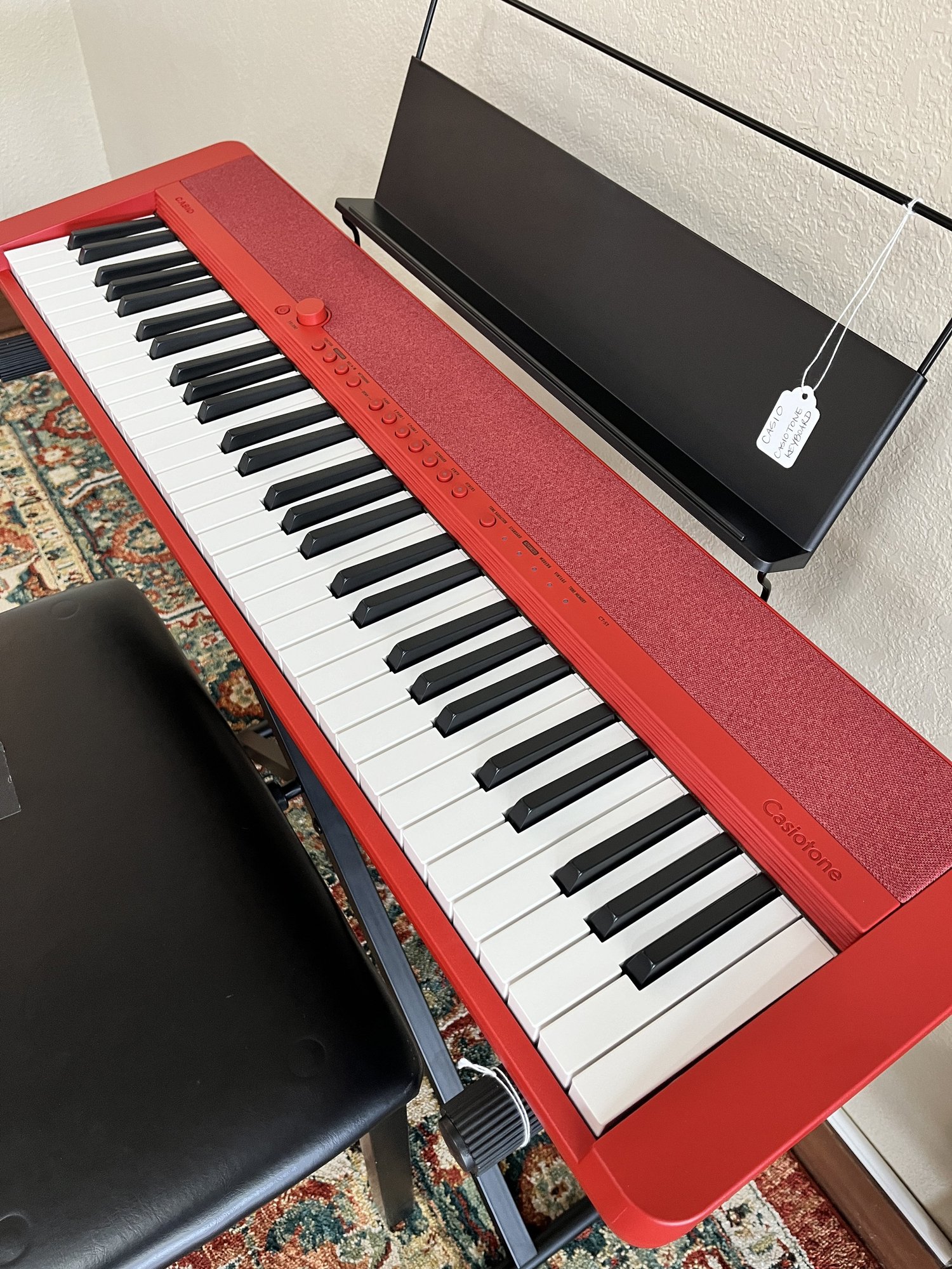 Casiotone Keyboard CT-S1 (Red) — Art & Music | Music Store & Art