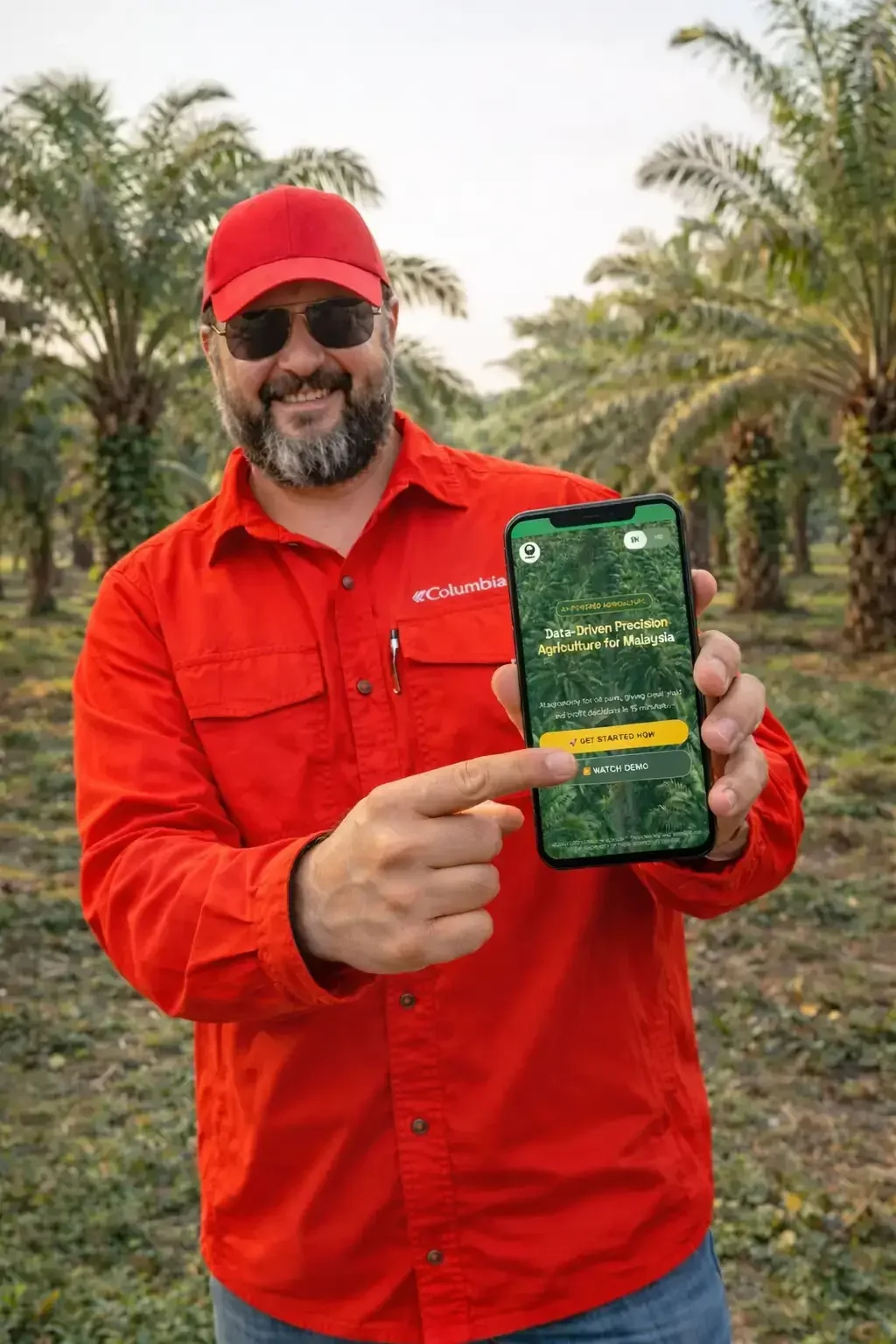 www.cropdrive.ai Alexander Loladze AGS director Malaysia AI solution oil palm