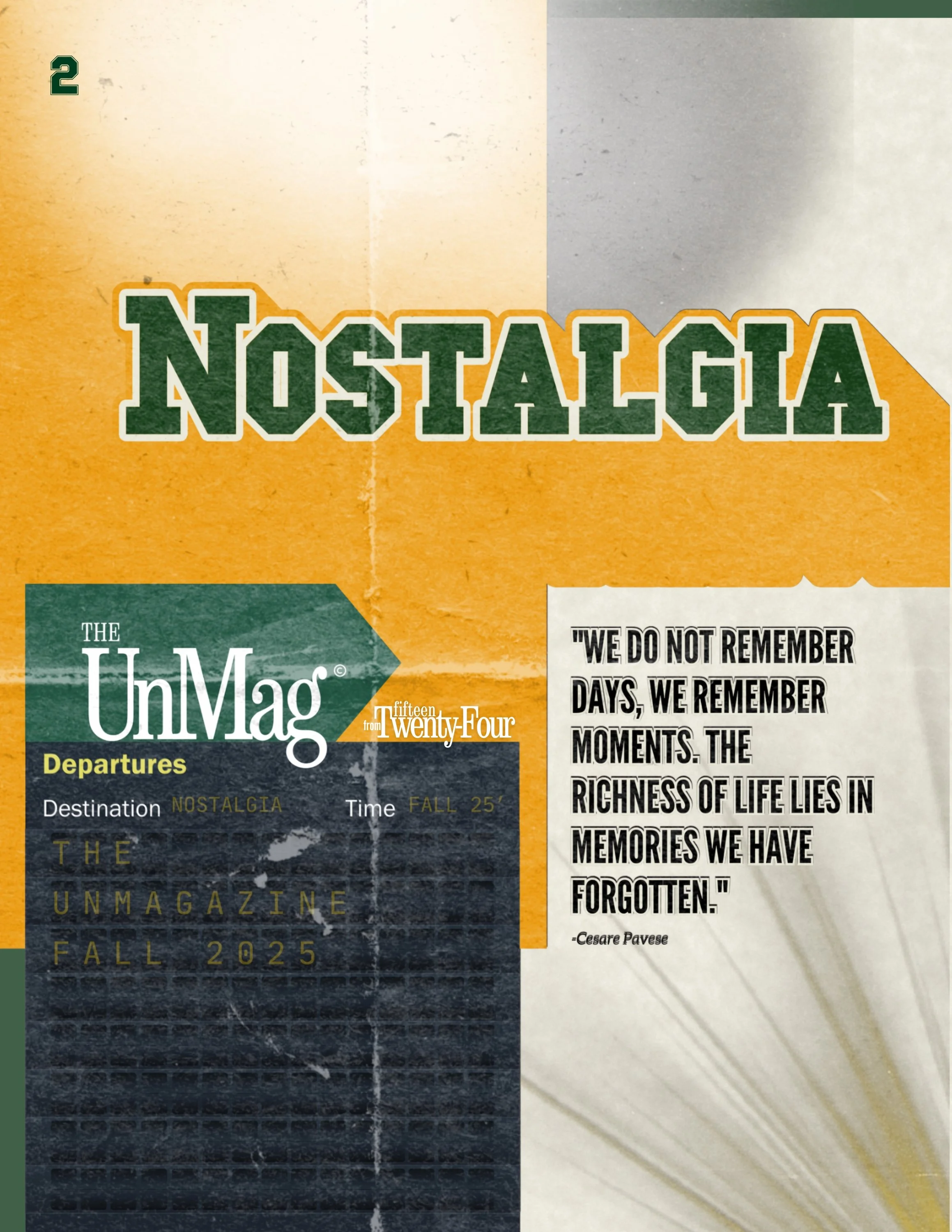 The UnMagazine, Volume 1, Fall 2025 ‘Nostalgia’ , Final 3.JPEG