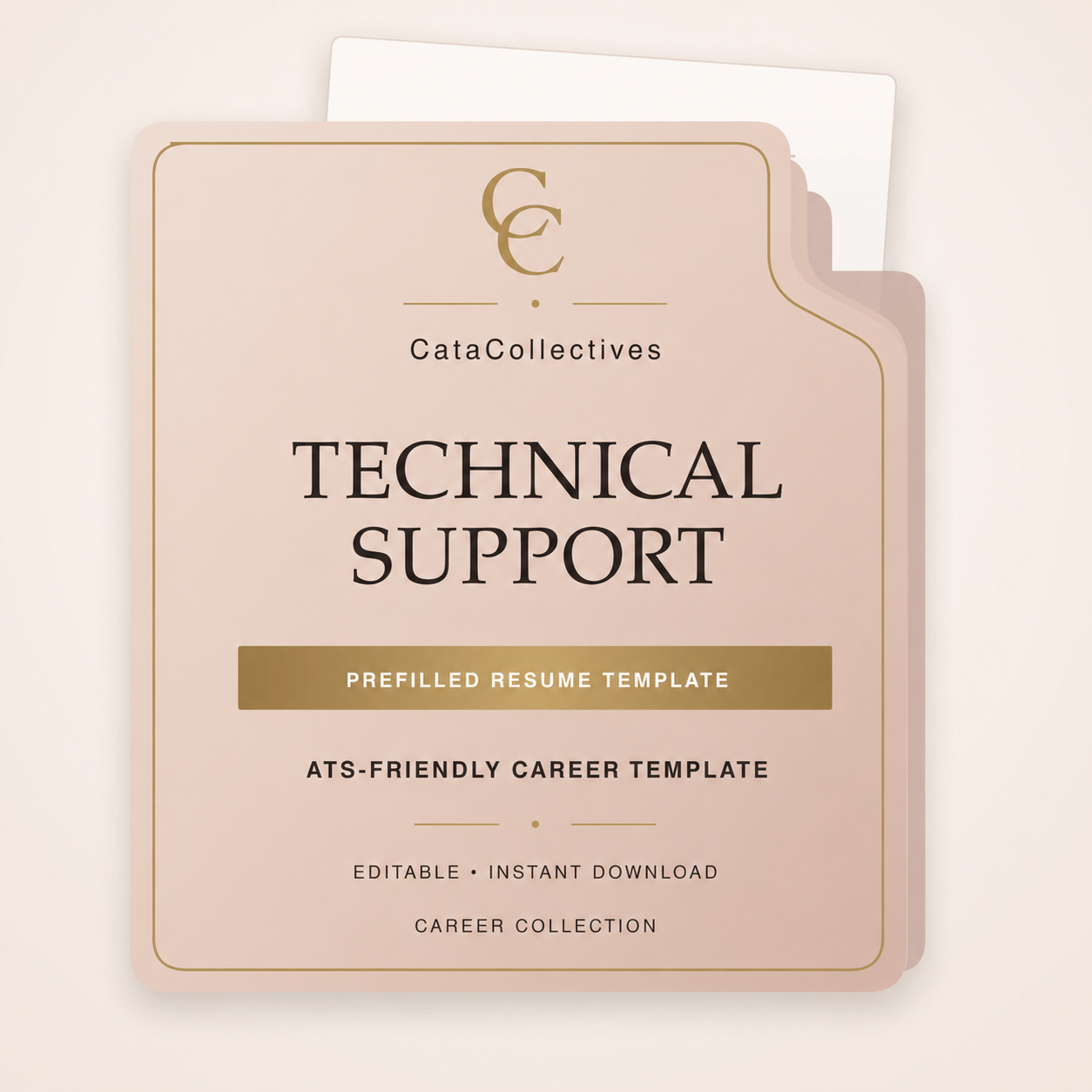 Technical Support Pre-Filled Resume Template