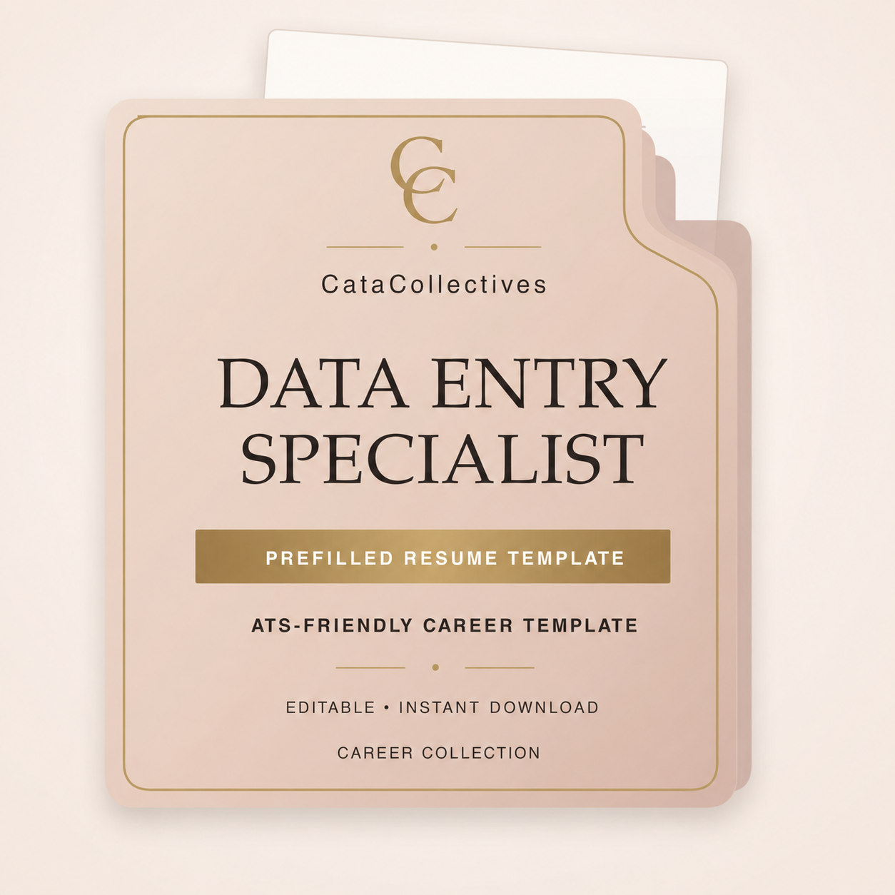 Data Entry Specialist Pre-Filled Resume