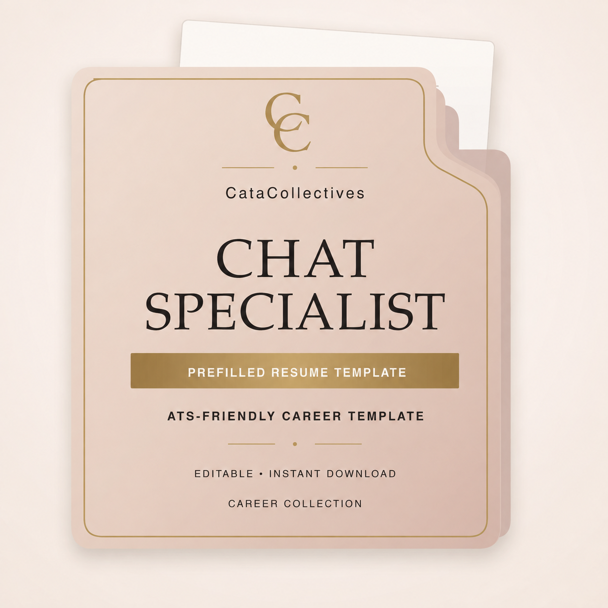 Chat Specialist Pre-Filled Resume Template