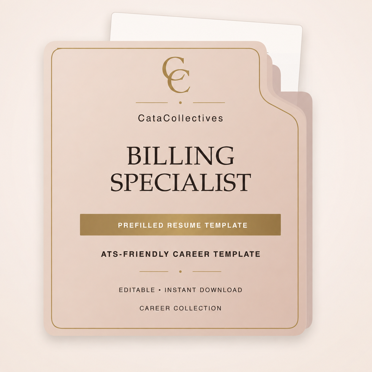 Billing Specialist Pre-Filled Resume Template