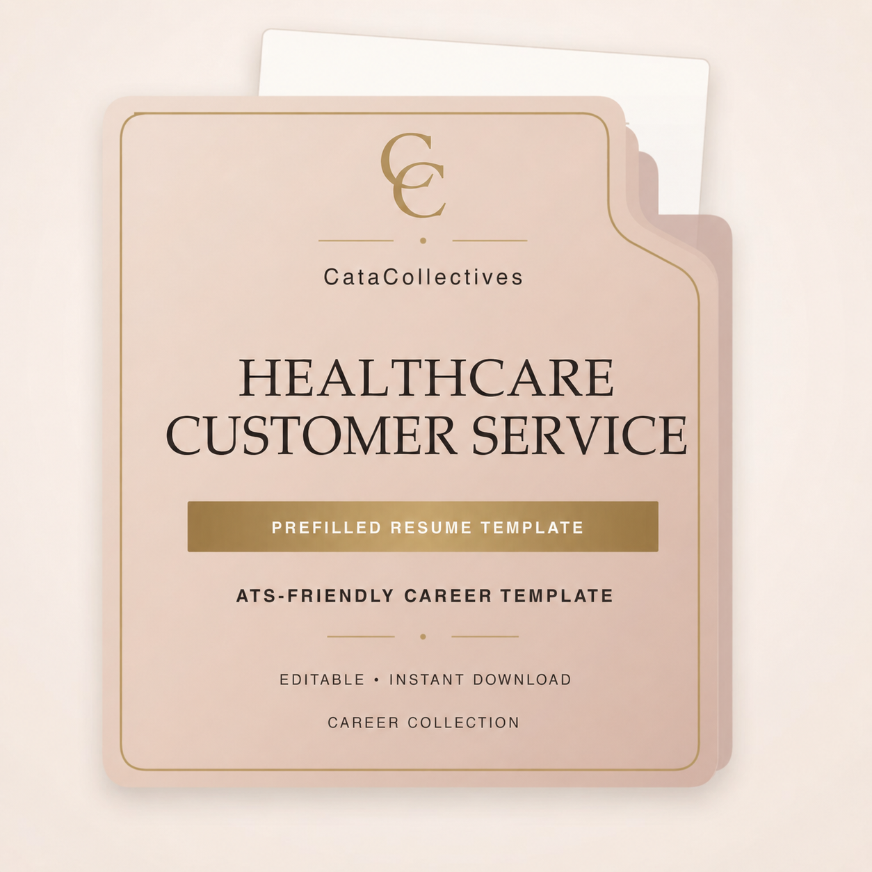 Healthcare Customer Service Pre-Filled Resume