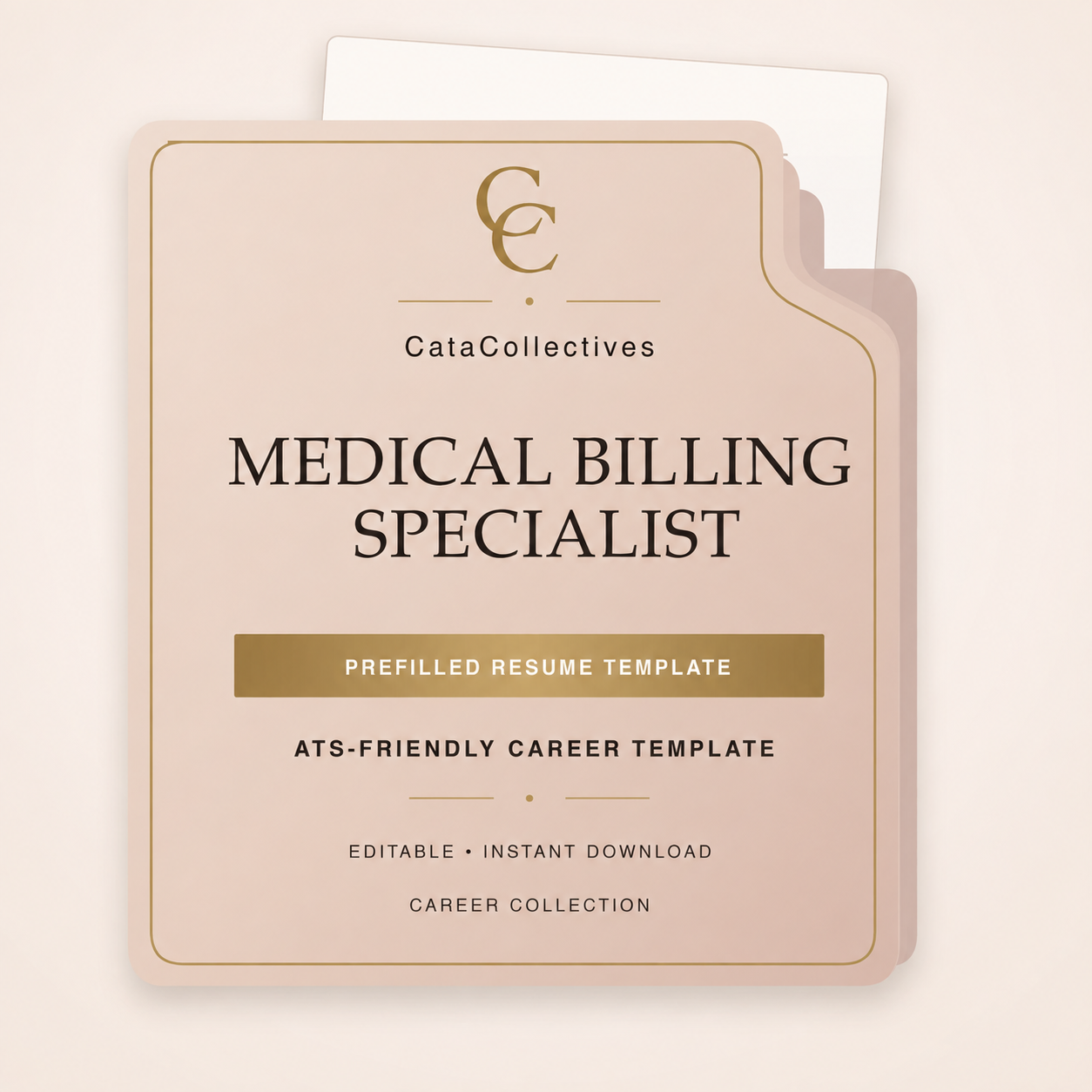 Medical Billing Specialist Pre-Filled Template