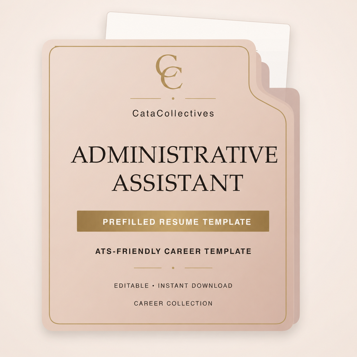Administrative Assistant  Pre-Filled Resume Template