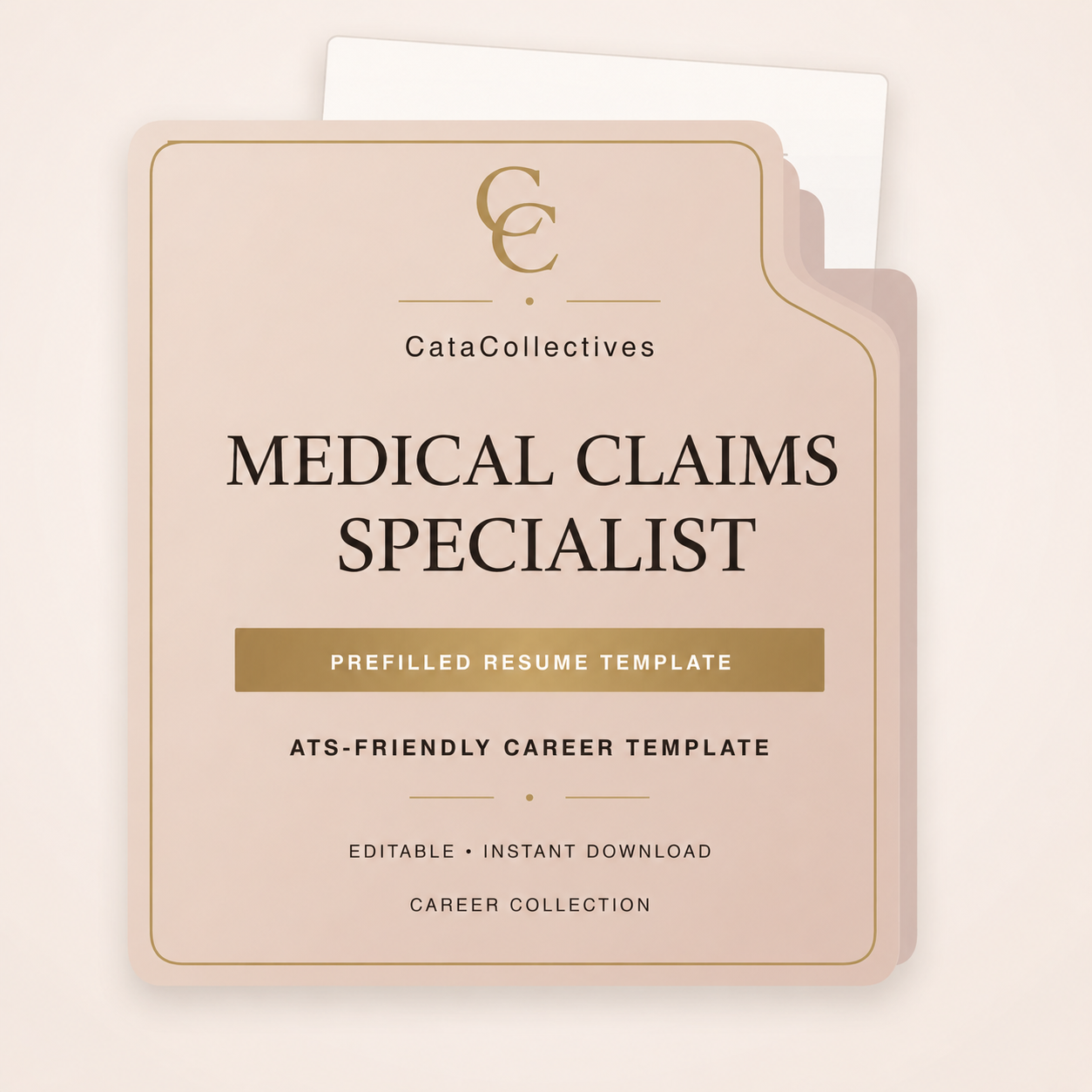 Medical Claims Specialist Pre-Filled Resume