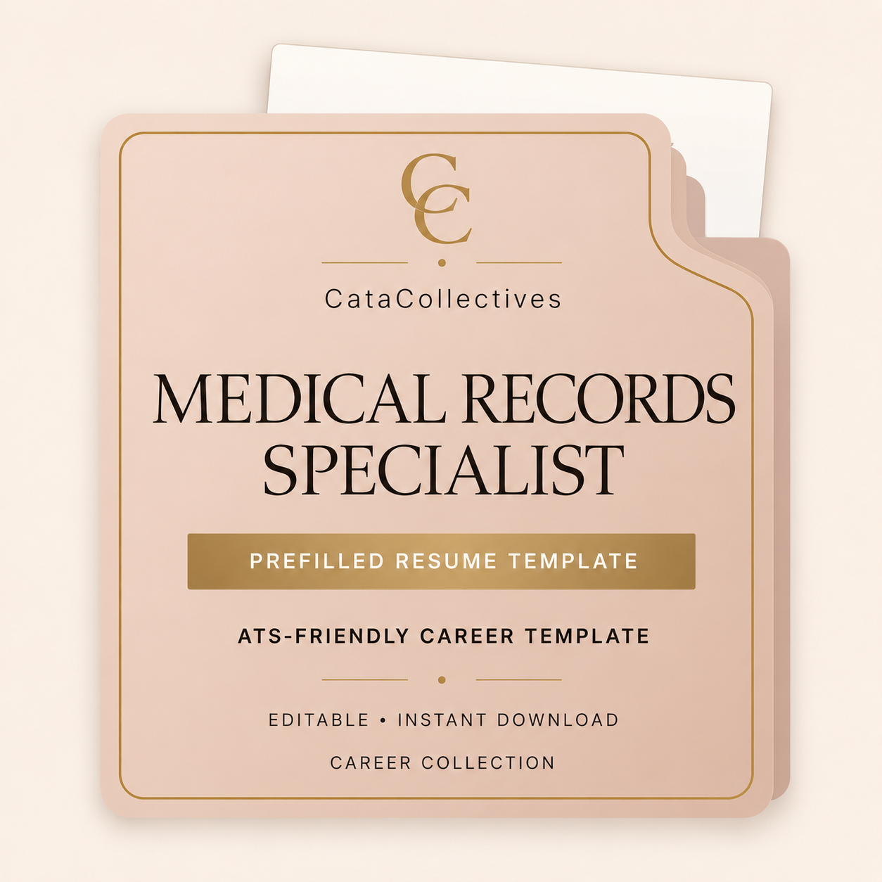 Medical Records Specialist Pre-Filled Resume Template