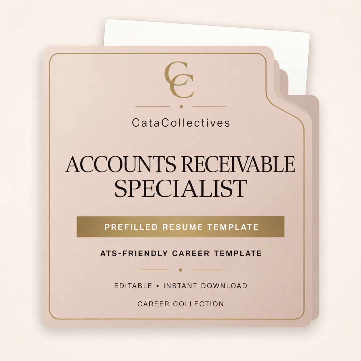 Accounts Receivable Specialist Pre-Filled Resume Template