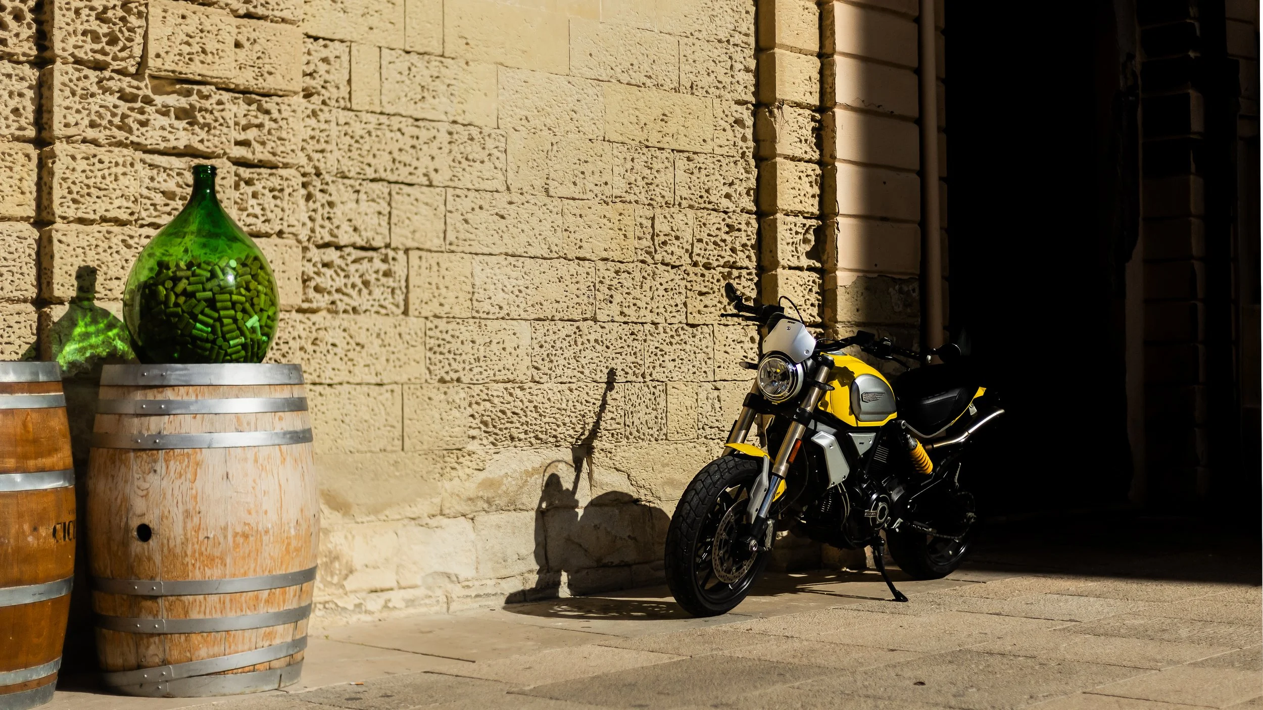 This pretty much sums up Italy, Booze, and Bikes.
