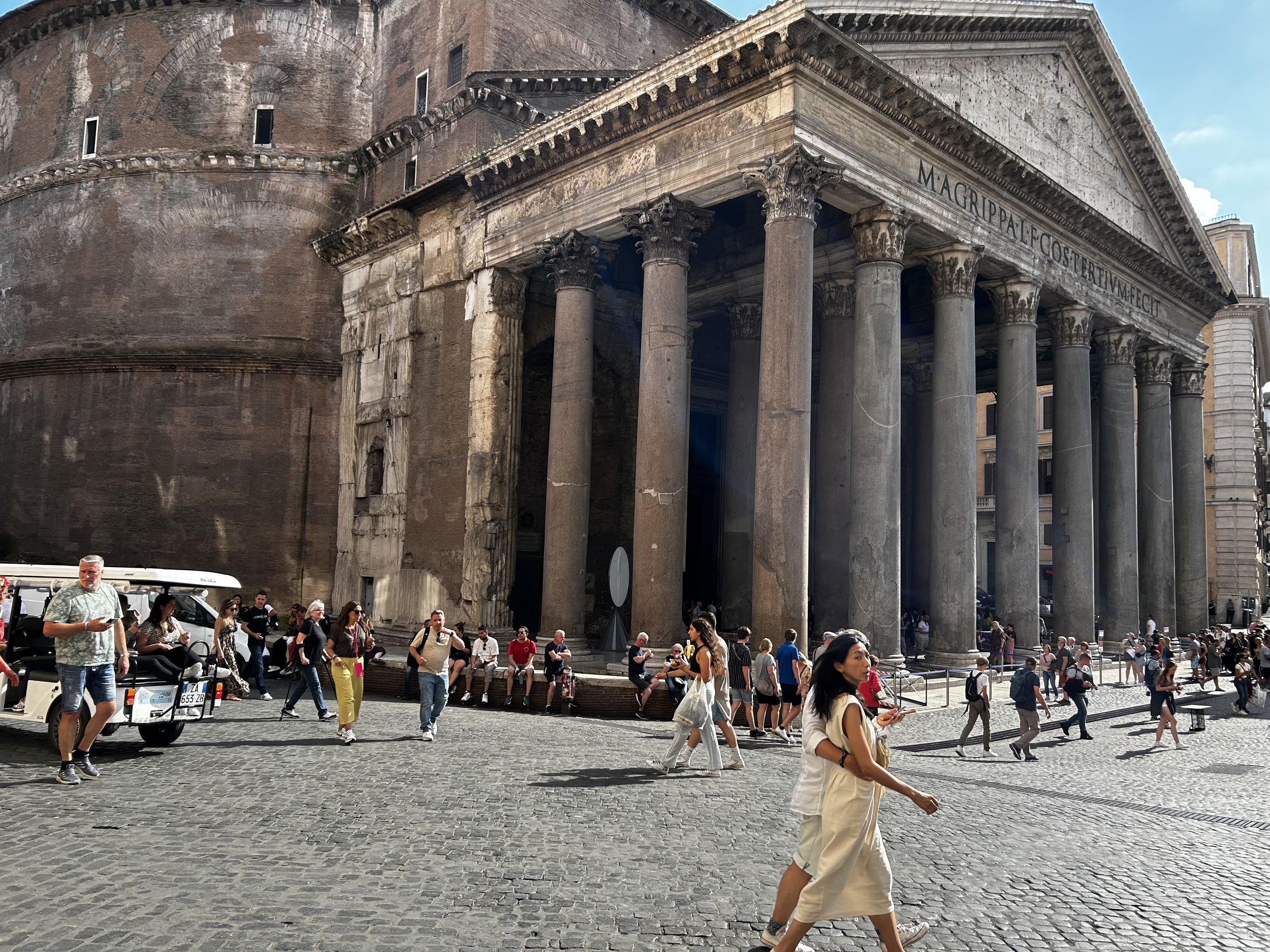 The Pantheon at md day in Rome