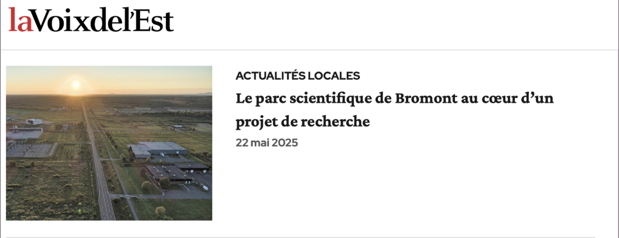 Un article de la Voix de l’Est au sujet de SoZI.