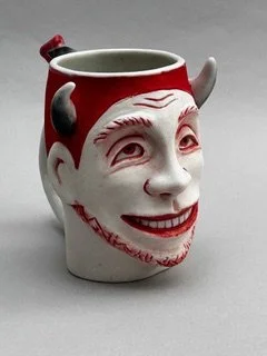 Patti Warashina, Devil Cup, 2026, porcelain