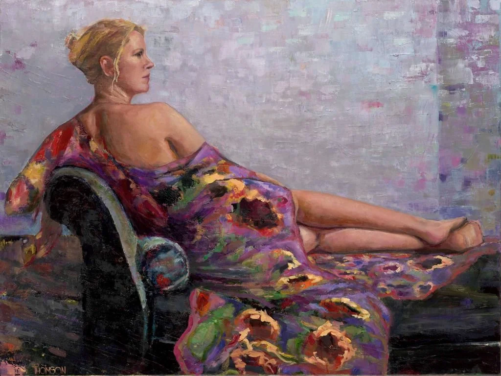 Kati Thomson, A Fine Prospect, 2021, Oil on canvas, 36 x 48 in