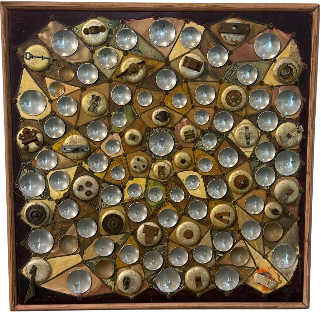 Bruce Connor, Puzzle, 1957,
Mixed Media, 29 x 29 x 1.5 in