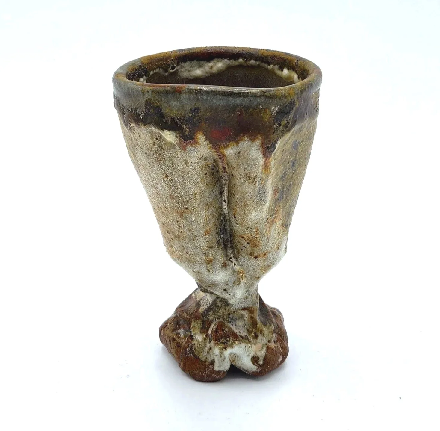 Robert Arneson, Wine Goblet, 1961, ceramic, 5.5" x 3.5" x 3.5"