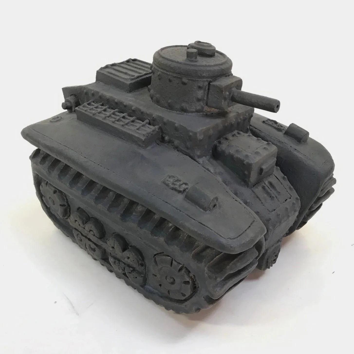 Joe Mariscal, BT5 Russian Tank WWII, 2012, stoneware, 7 x 8 x 9 in