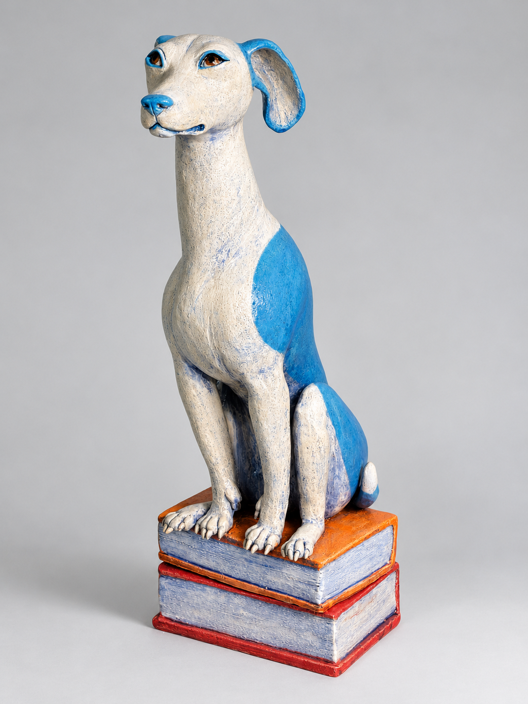 Rene Martucci, Look Ahead, 2026, ceramic and glazes, 25 x 9 x 12 in