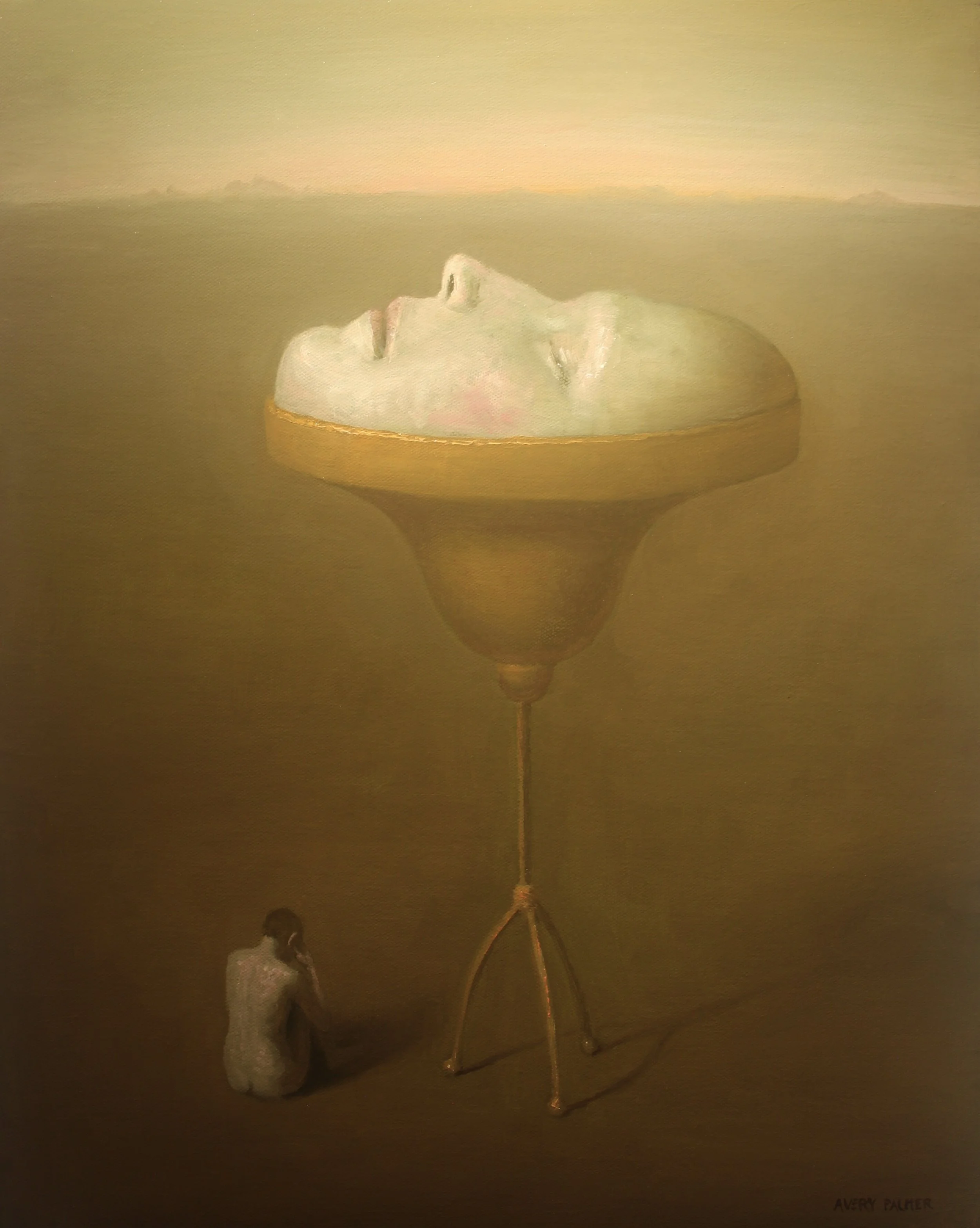 Avery Palmer, Deep Sleeper, 2025, oil on canvas, 20 x 16 in