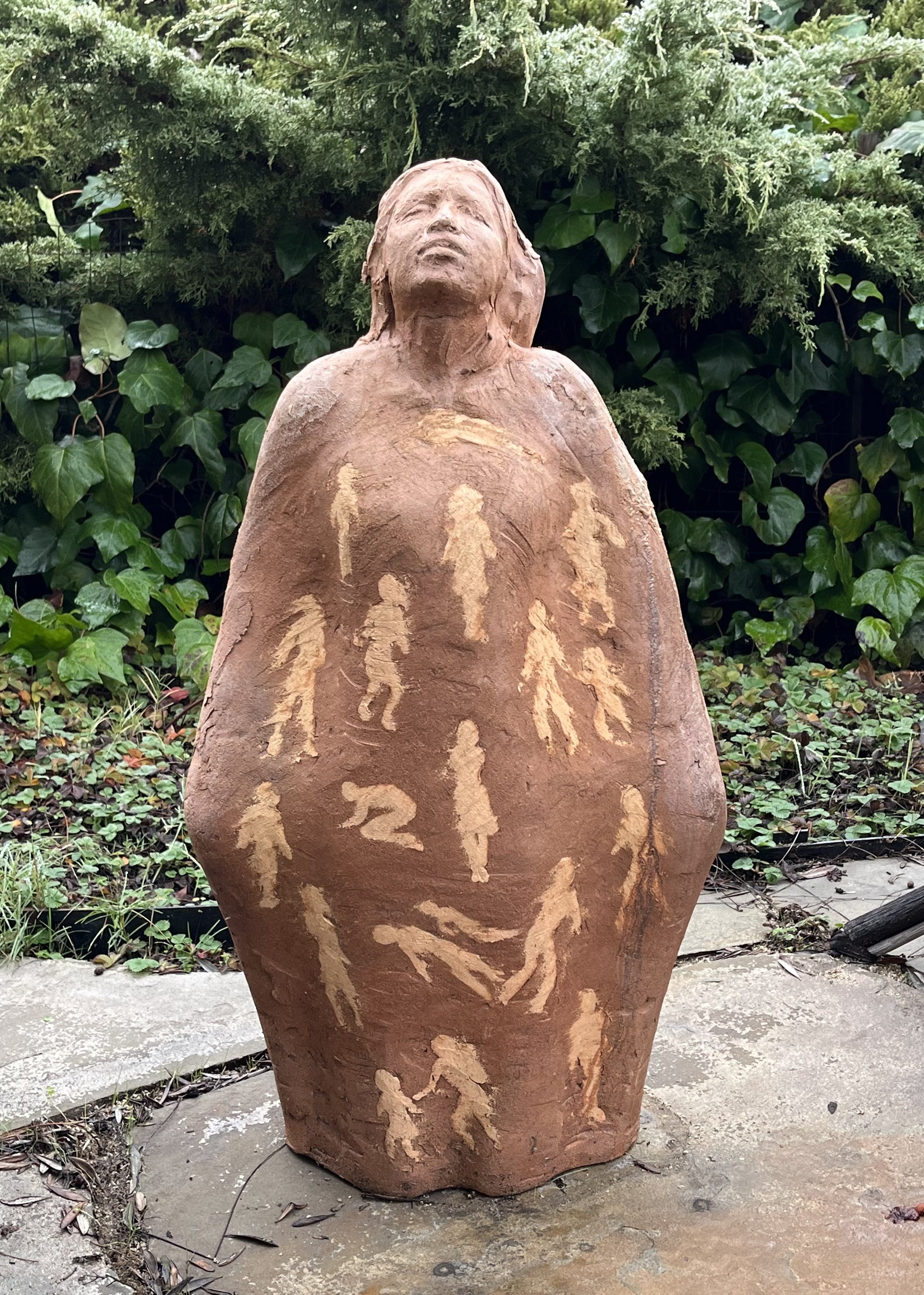 Lisa Reinertson, Disappeared, 2017, Ceramic, 33" x 18" x 10"