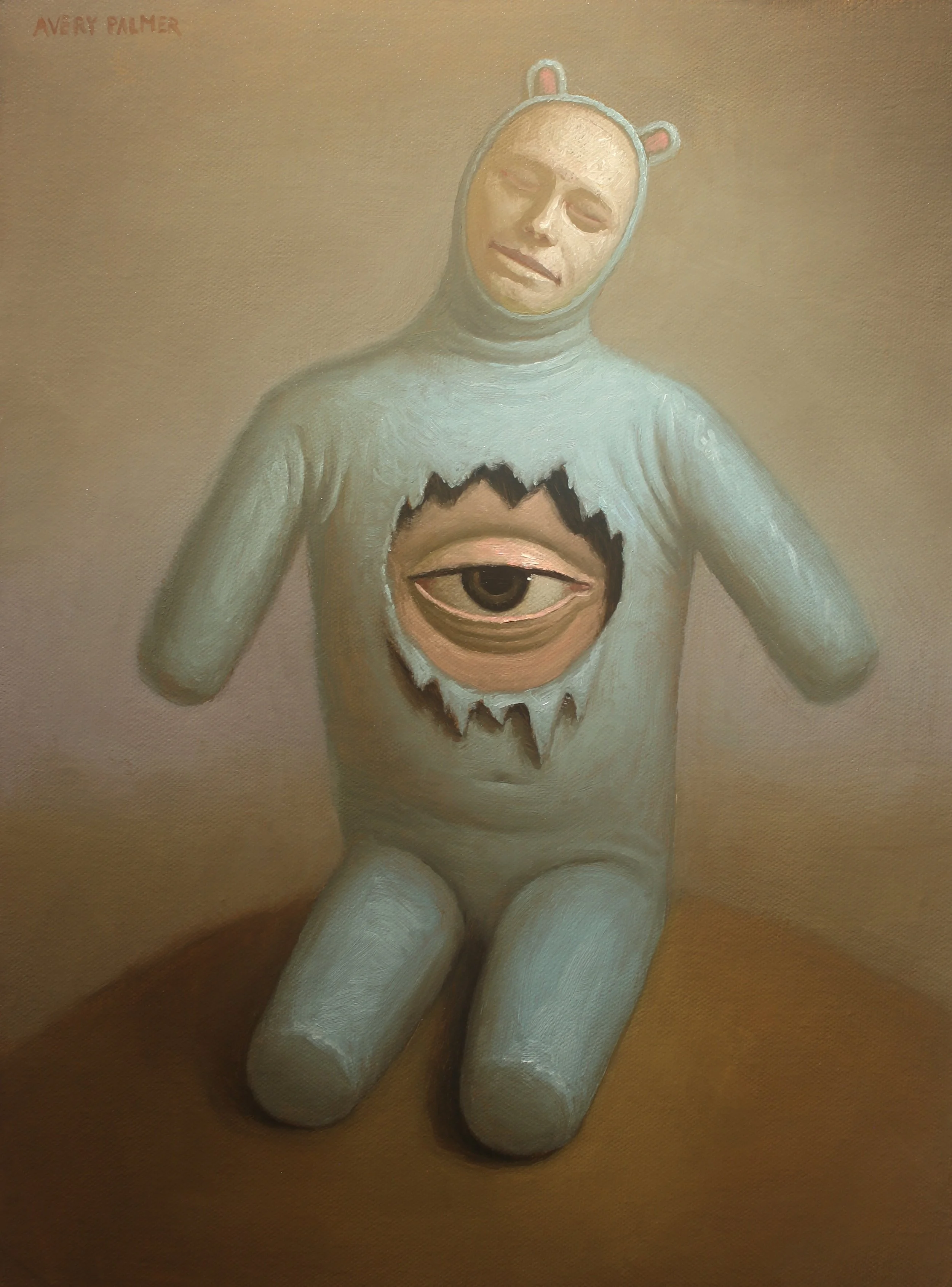 Avery Palmer, Dreaming Animal, 2025, oil on canvas, 16 x 12 in