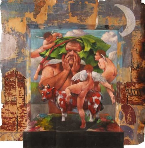 Troy Dalton, Self Portrait with Angels