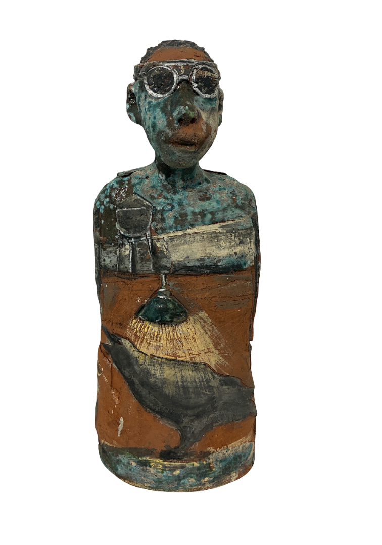 Susannah Israel, Noche, 2023, Ceramic, 22 x 11 x 8 in
