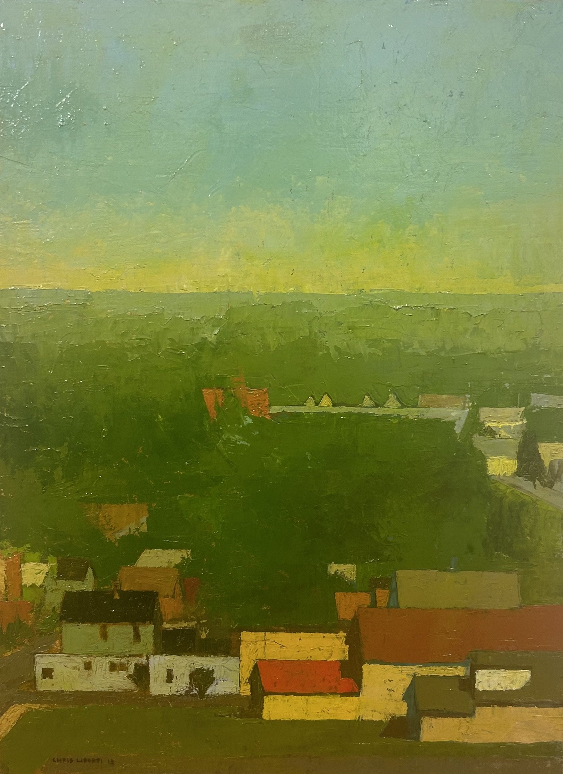 Chris Liberti, Summer, 2013, oil on canvas, 24 x 18 in