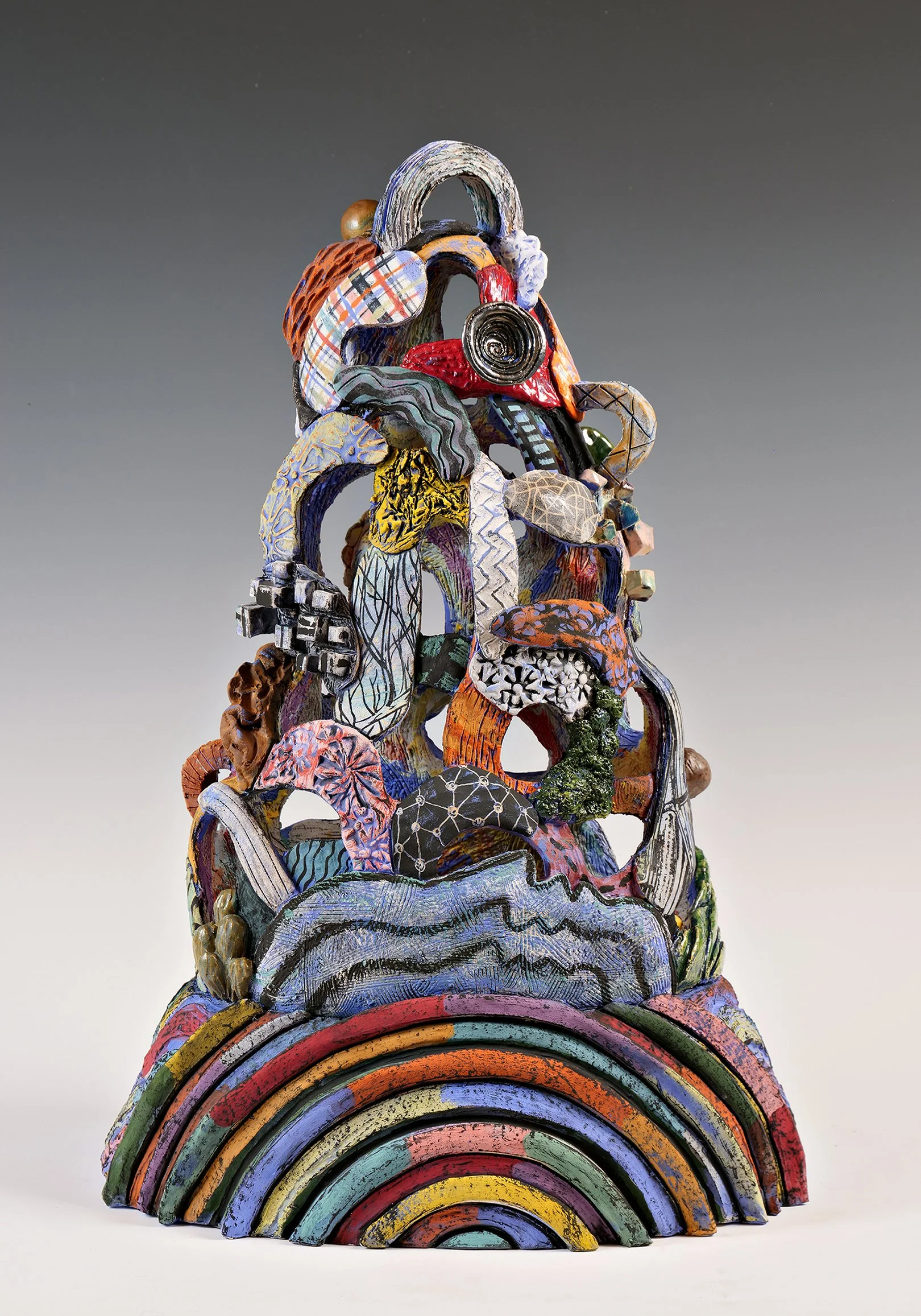 Tiffany Schmierer, Tapestry of Memories, 2026, Ceramic, 21.5 x 14 x 10 in