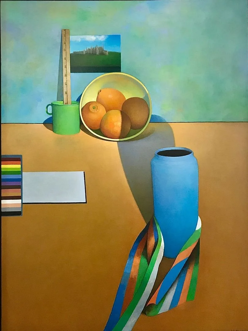 
Frank Damiano, Chalk, Paper, Postcard, 2009, Oil on canvas, 48 x 36 in