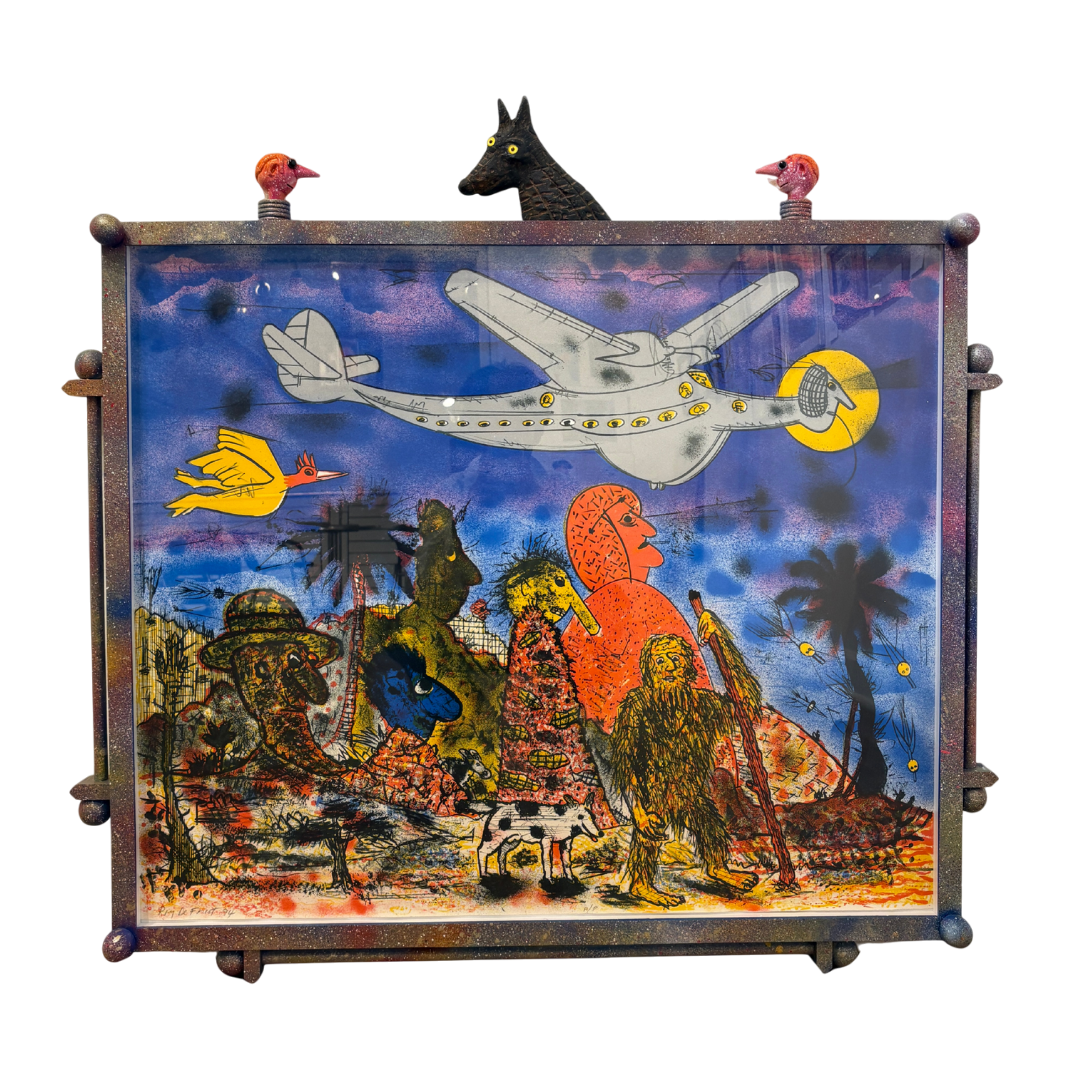 Roy De Forest, Primeval Times II, 1994, (A/P)
Lithograph, 32 x 38 in