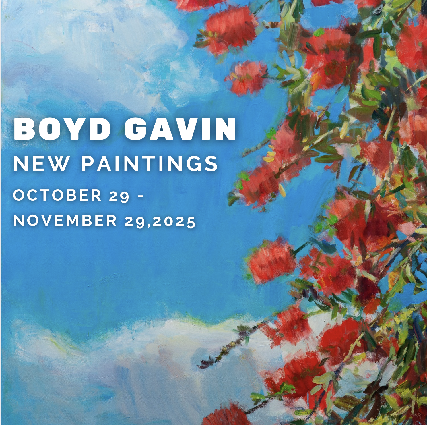 Boyd Gavin - New Paintings (October 29 - November 29, 2025)