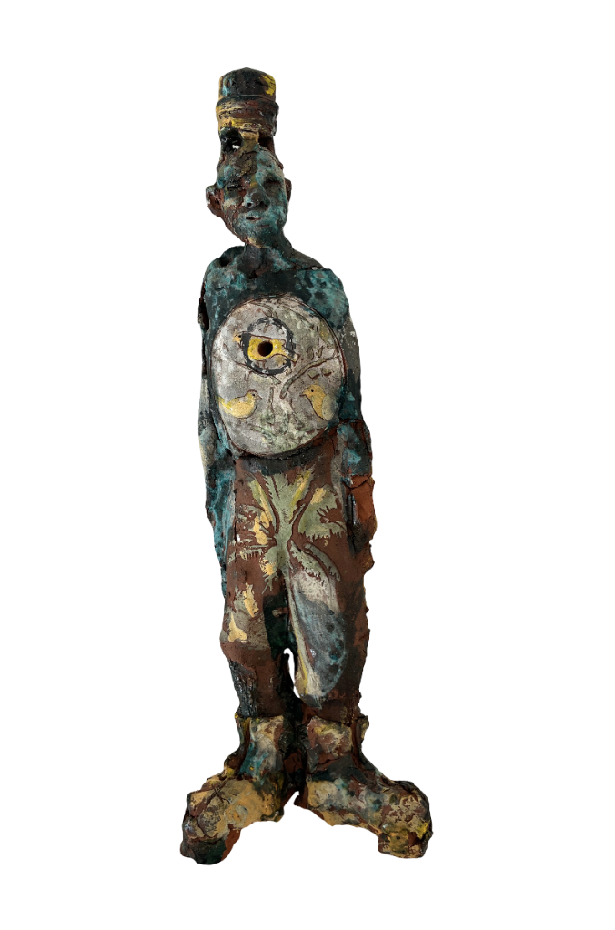 Susannah Israel, Little Asphalt, 2023, Ceramic, 17 x 4 x 4 in