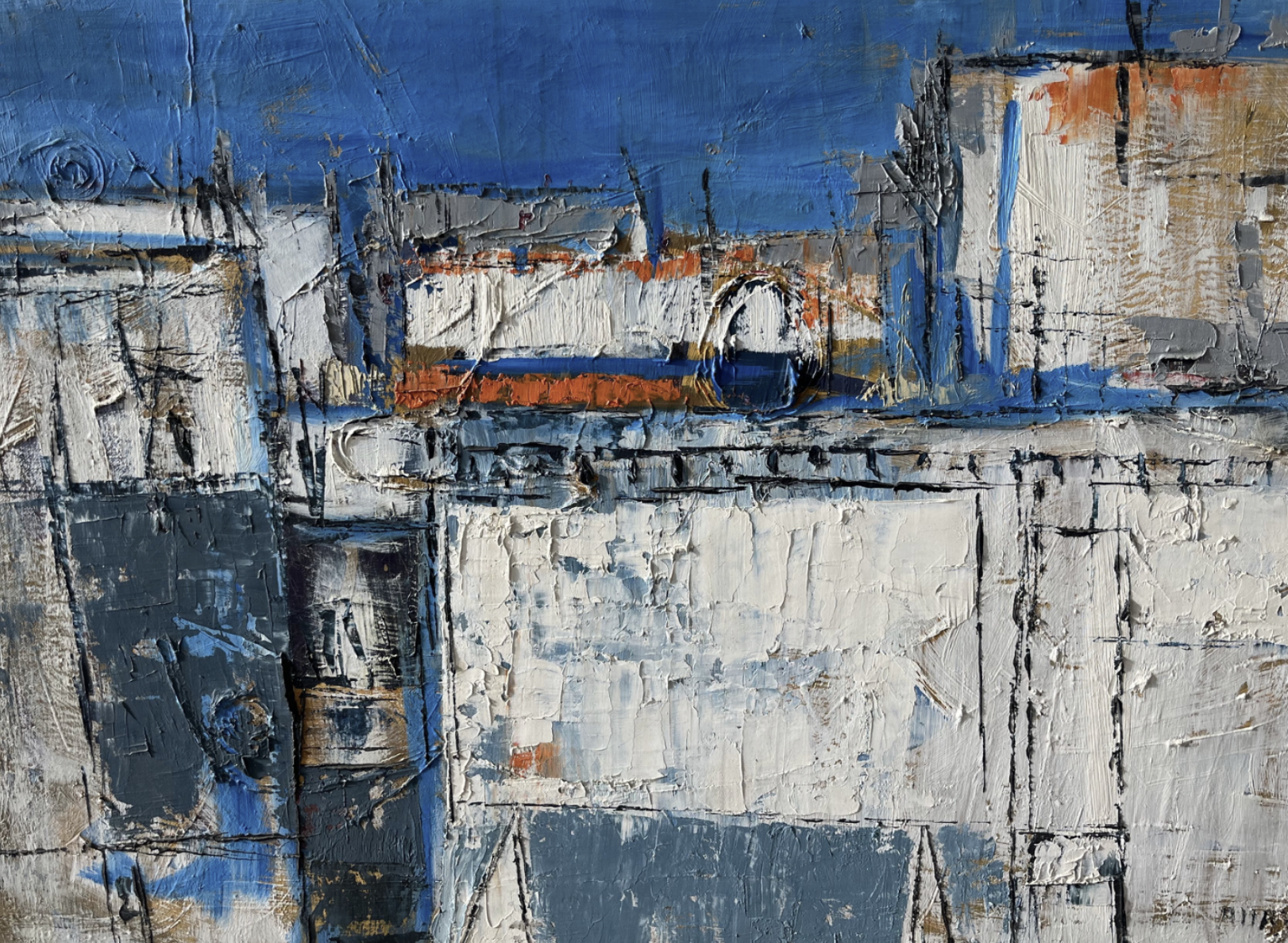 John Allen Ryan, Untitled, 1954, Oil on canvas, 18 x 24 in