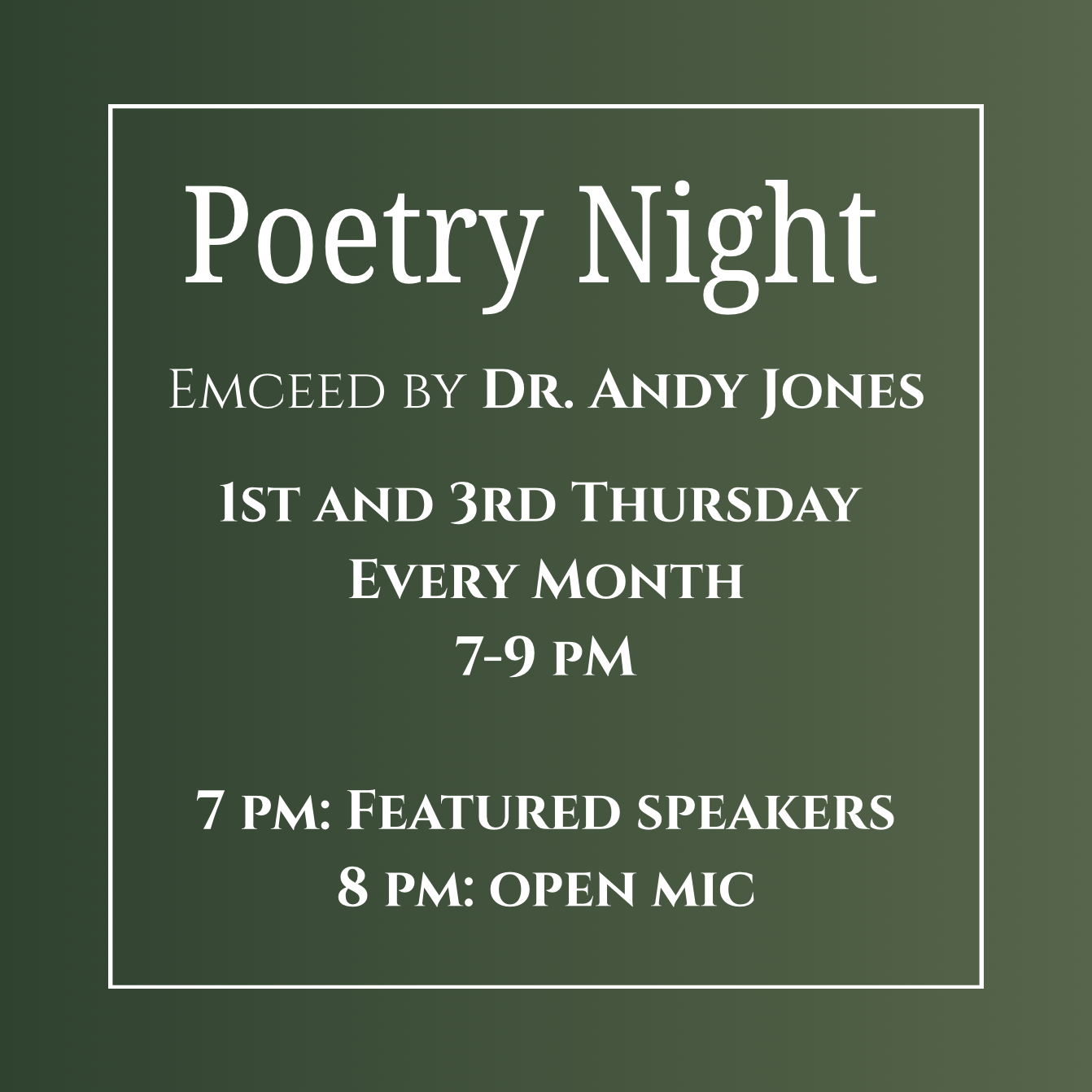 Poetry Night