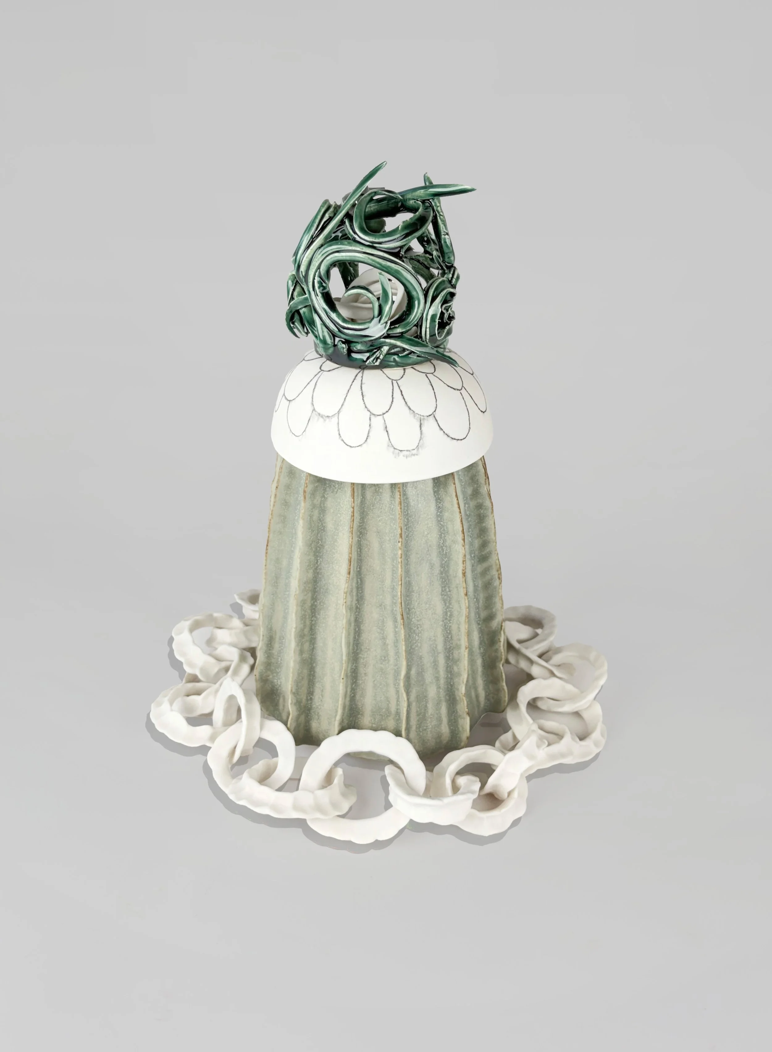 Annakatrin Burnham, A Grandmother Remembers, 2026, Ceramic, 14 x 12 x 12 in