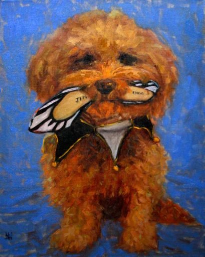 BETH WINFIELD | Jimmy Chew Designer Designer | 18″ x 24″ | oil on linen | 2011