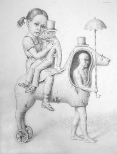 AVERY PALEMR: The Boy Who Became a Dog | 15″ x 12″ | 2011