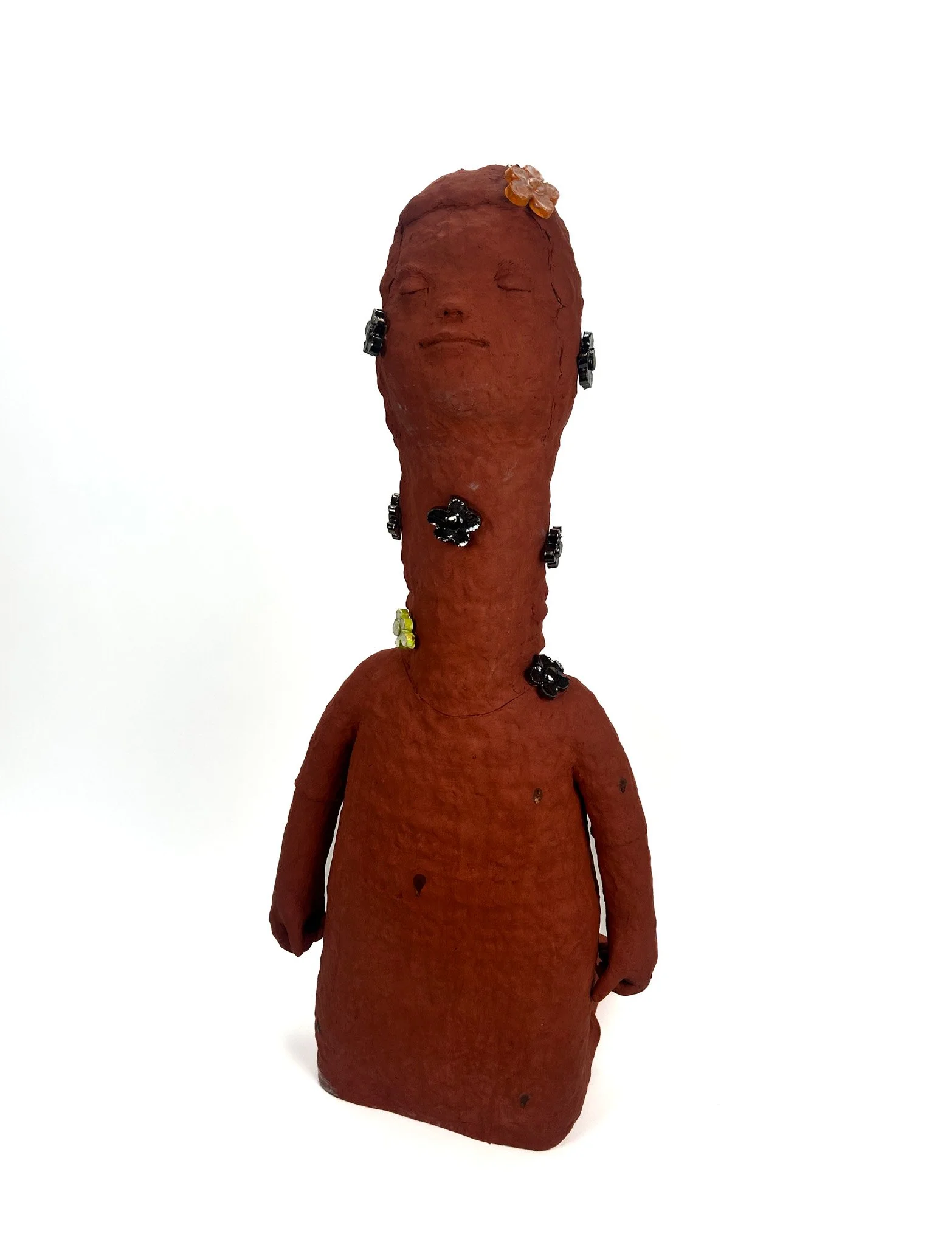 Kensuke Yamada, Waiting for You, 2026, ceramic, 42.5 x 17 x 14 in