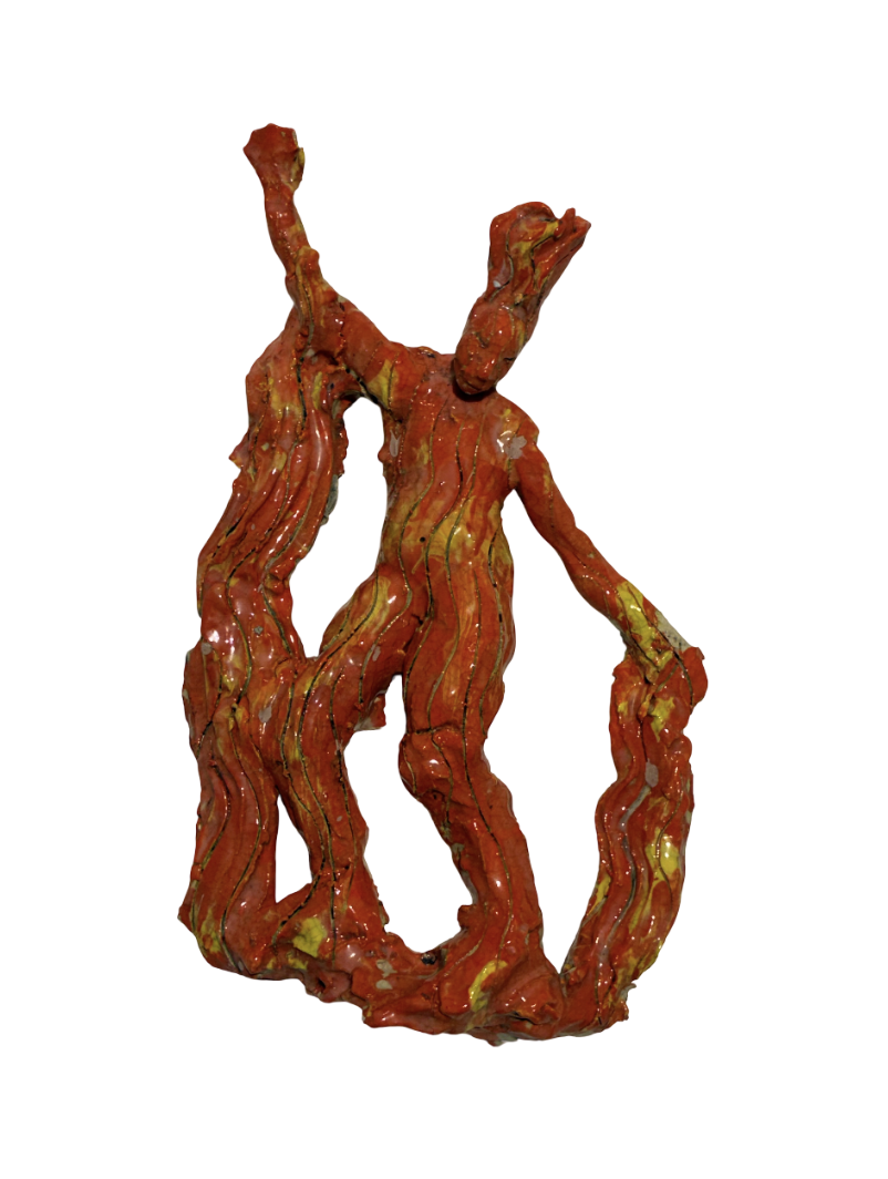 Susannah Israel, Fire, 2026, Ceramic, 13 x 11 x 3 in