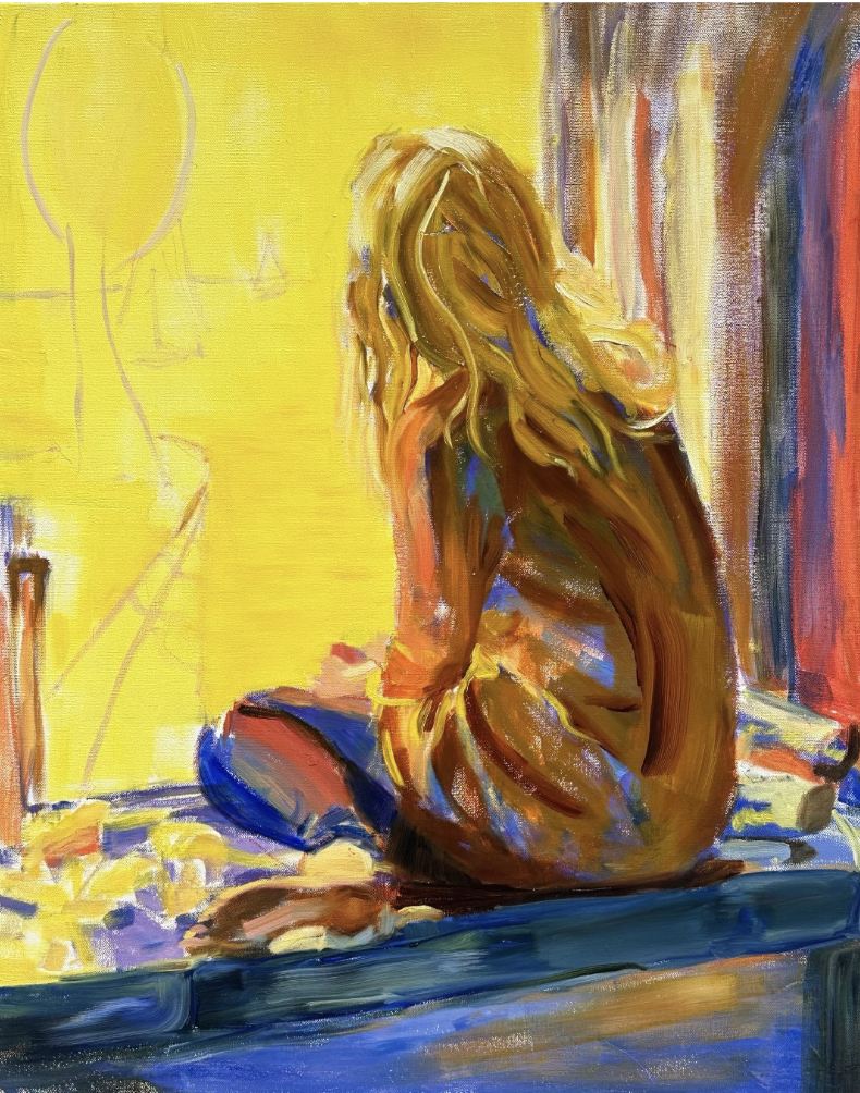 Magdalena Rozs-Johansson, Dreamer, 2026, Oil on canvas, 24 x 30 in