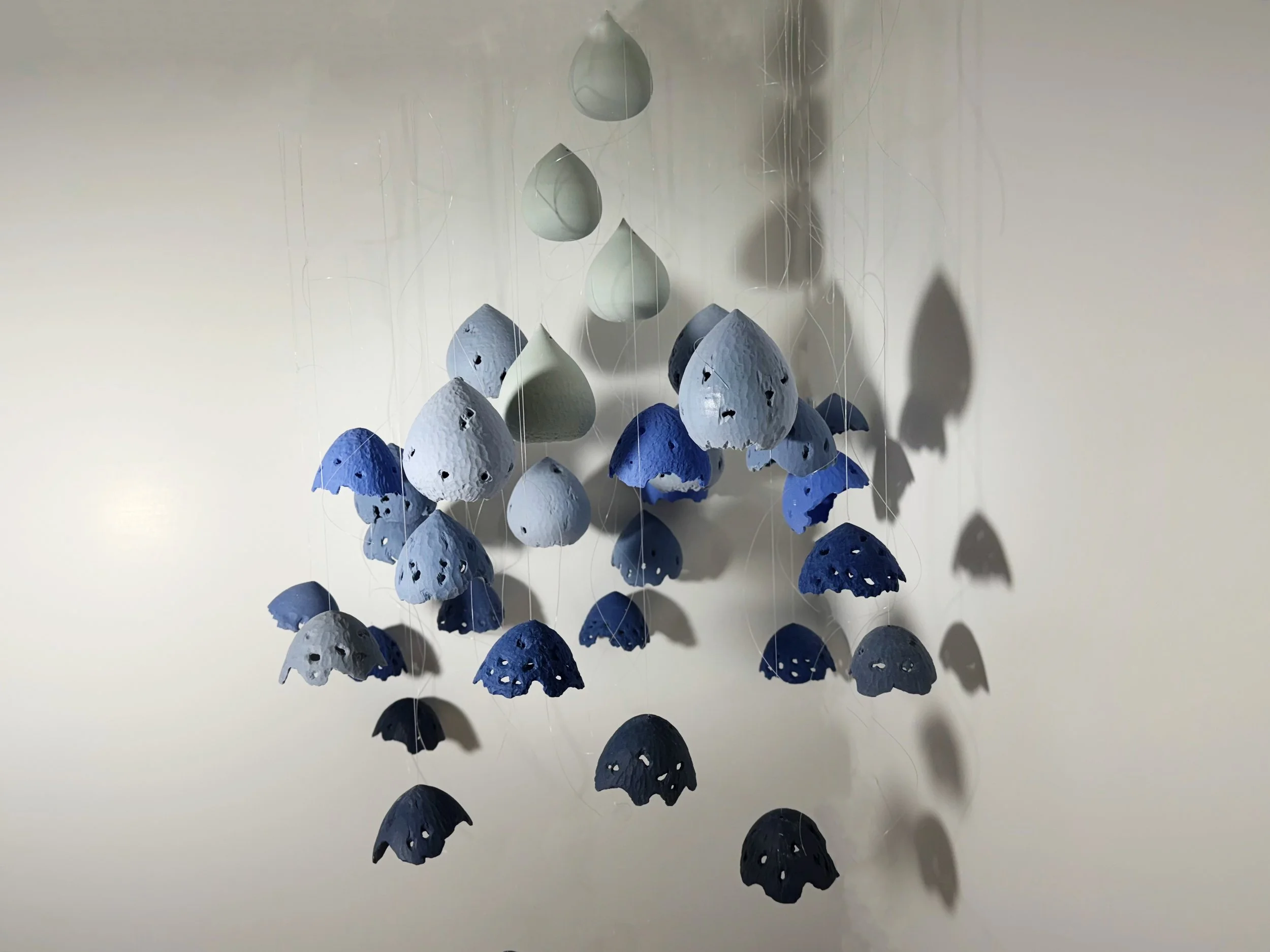 Yingling Lin, Vanishing World, 2026, Porcelain, 96 x 48 x 48 in