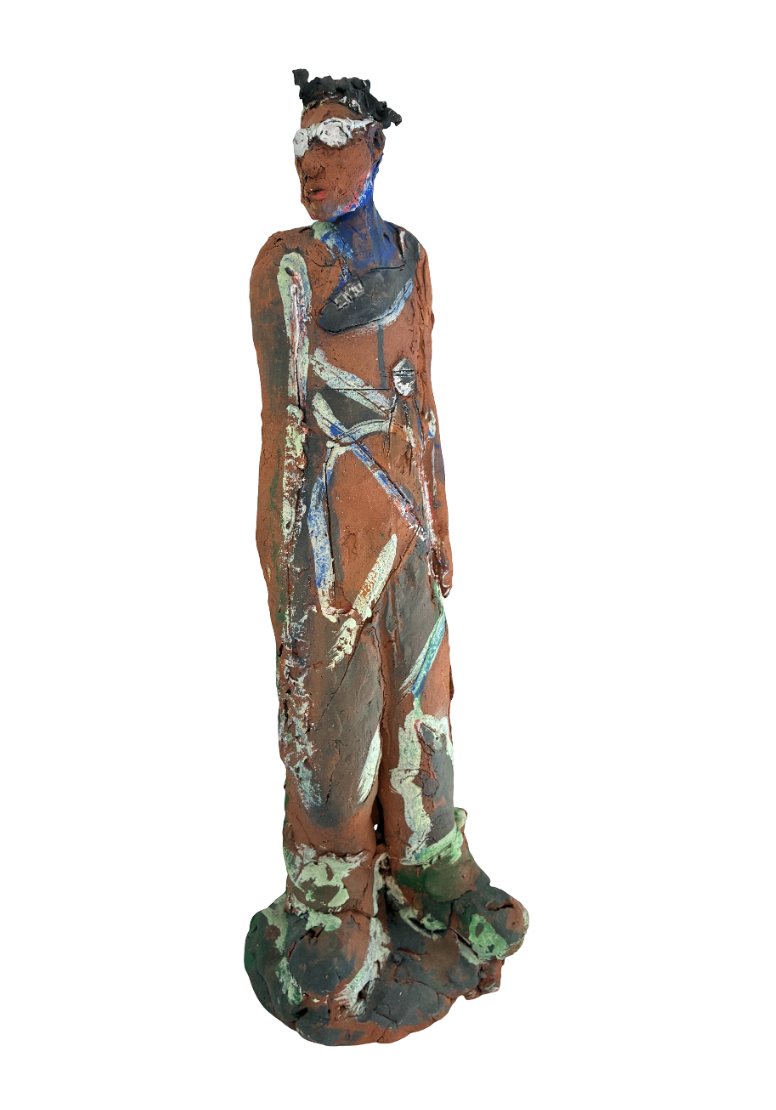 Susannah Israel, Little Noche, 2026, Ceramic, 14 x 4 x 3 in