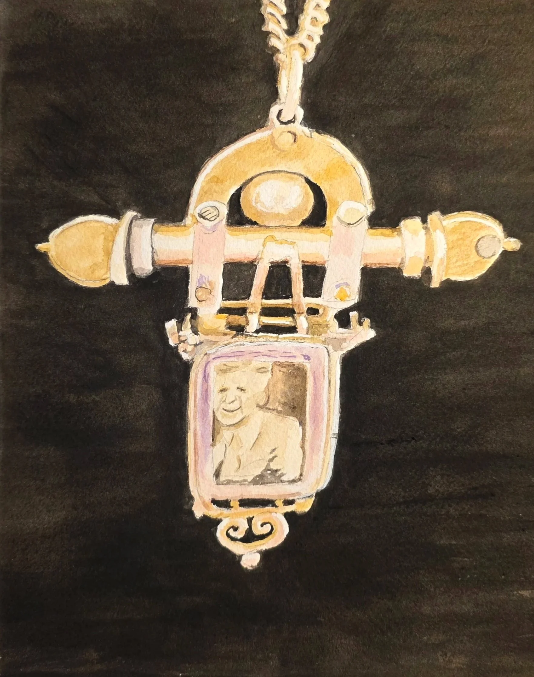 Emily's Family Locket. Circa 1875