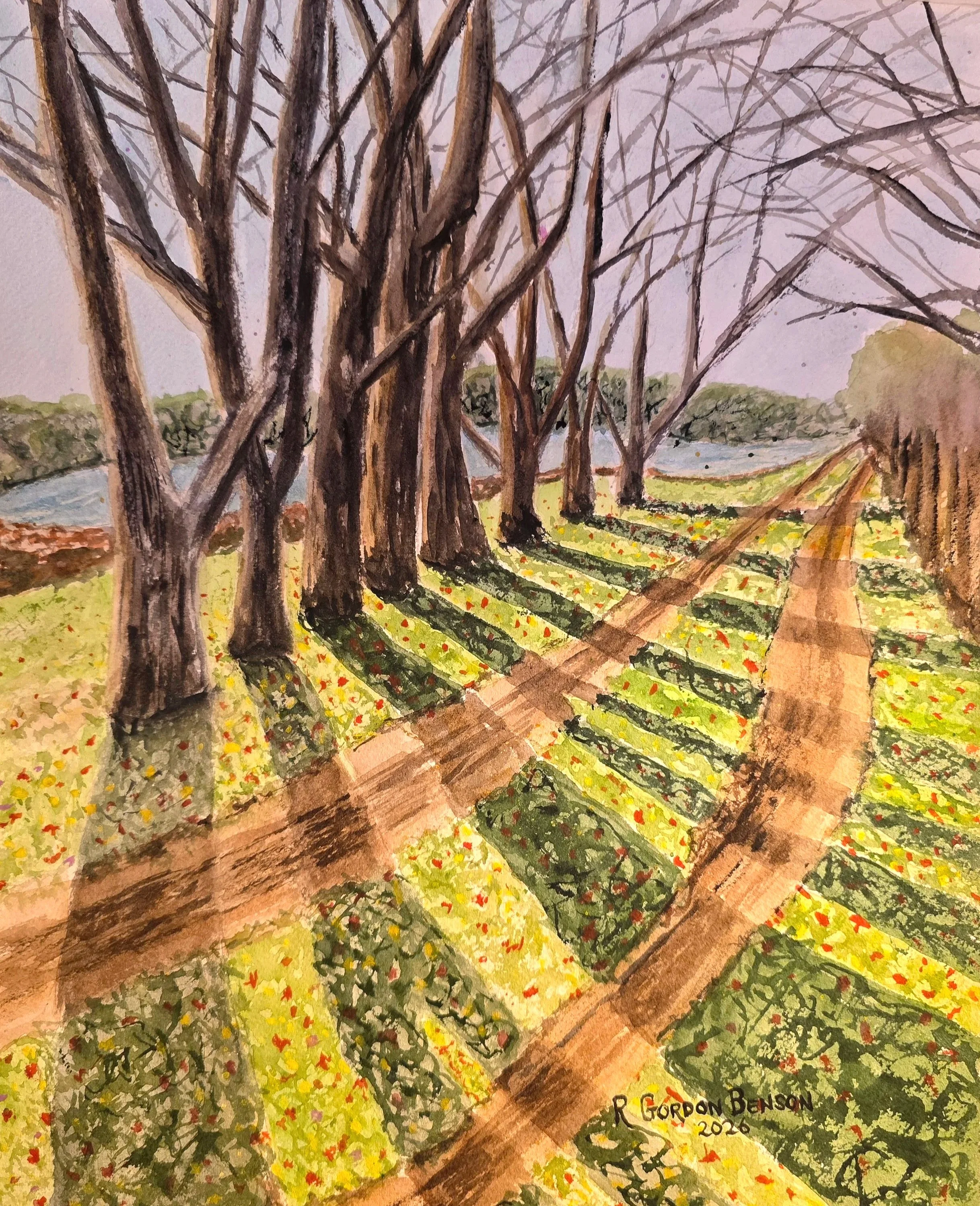 Early Spring Rural Scene