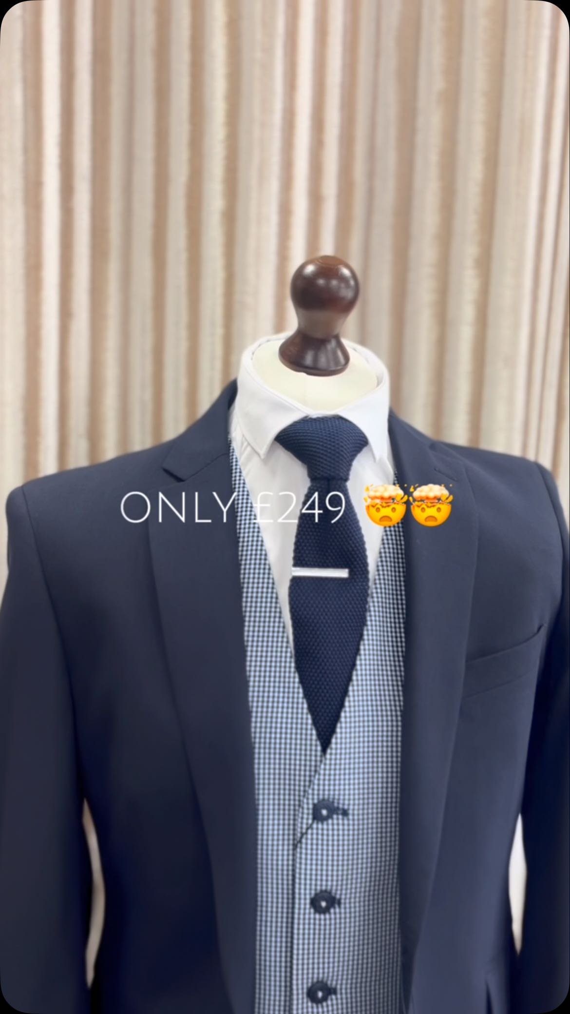 💥 WHY RENT WHEN YOU CAN OWN THE LOOK? 💥
Full suit package for just £249 — and we’re not holding back:
Jacket, trousers, shirt, tie, tie pin, socks + FREE waistcoat 🔥
No compromises. No catches. Just next-level style without the