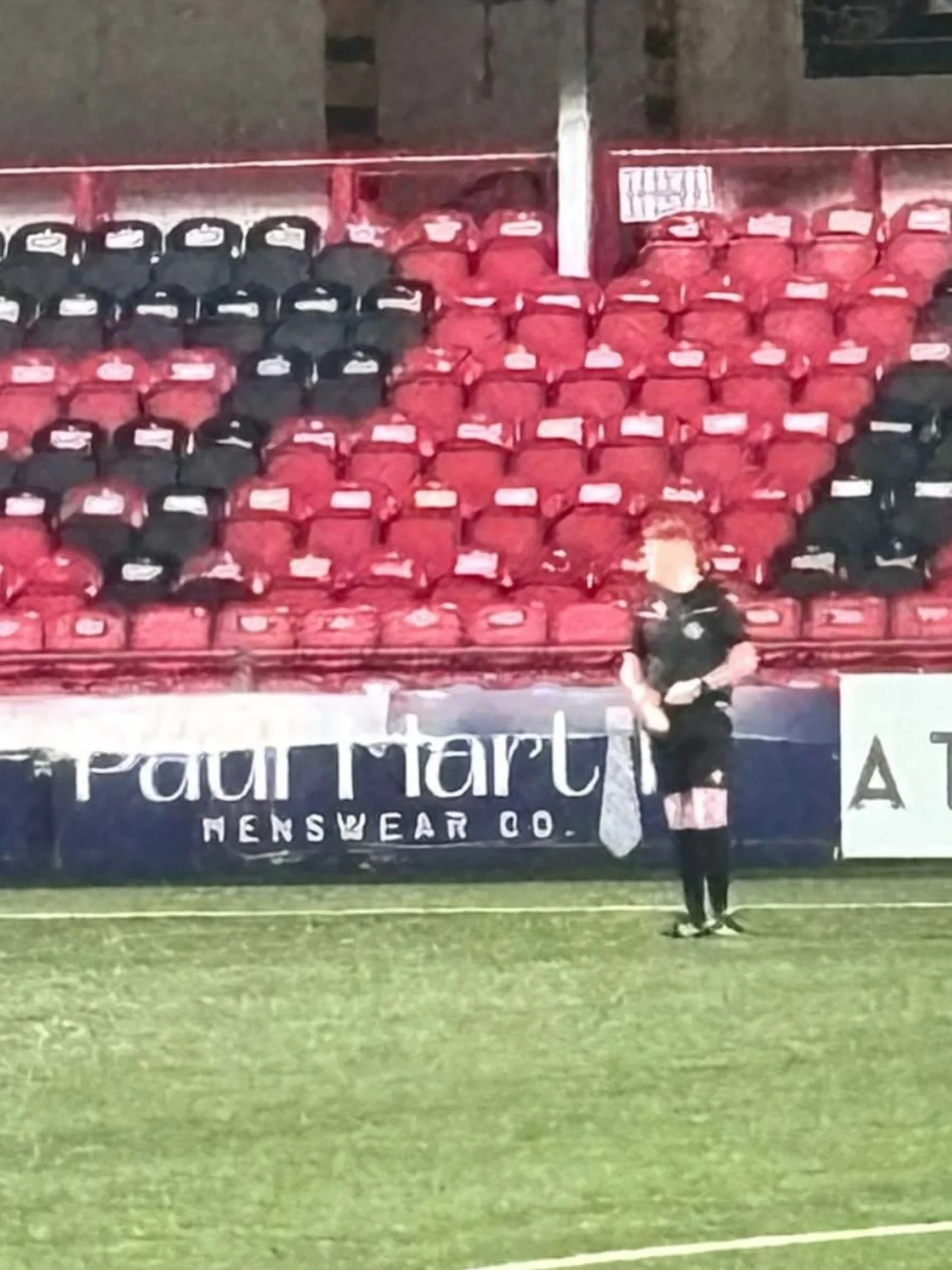 Proud Parents... 👏👏👏 
Officiating at the Under 14 D&D Final in the Ryan McBride Brandywell stadium.
Background isnt bad either, we think he posed for it.... 🤣🤣
Paul Martin Menswear Co
Greenhaw Road, Derry
☎️ 02871358300