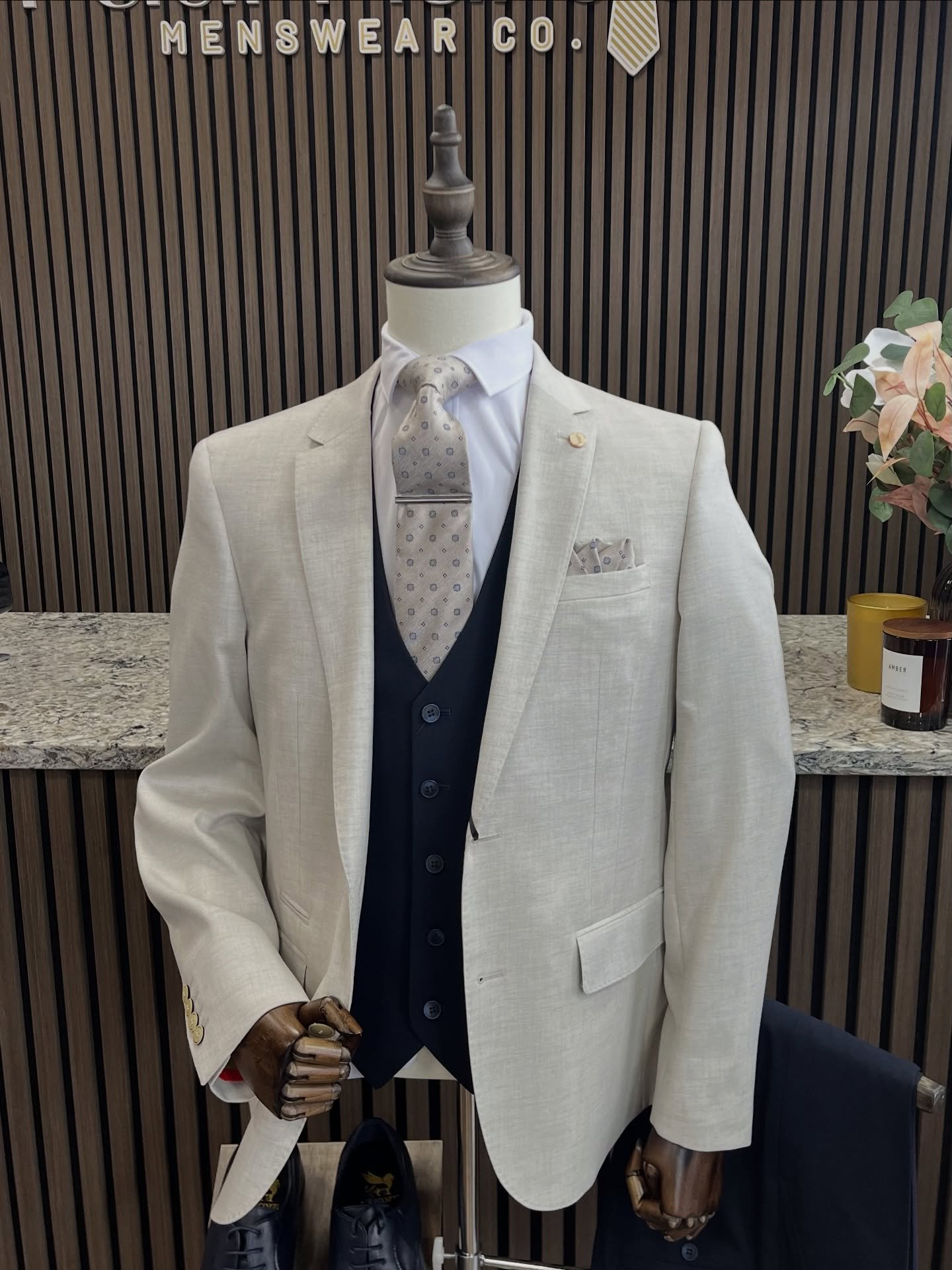 Understated, but says everything.
Cream tailoring layered with deep navy&mdash;clean, sharp, and built for occasions where details matter.
This is how you stand out without trying too hard

#suits #menswear #wedding #suitstyle #fyp