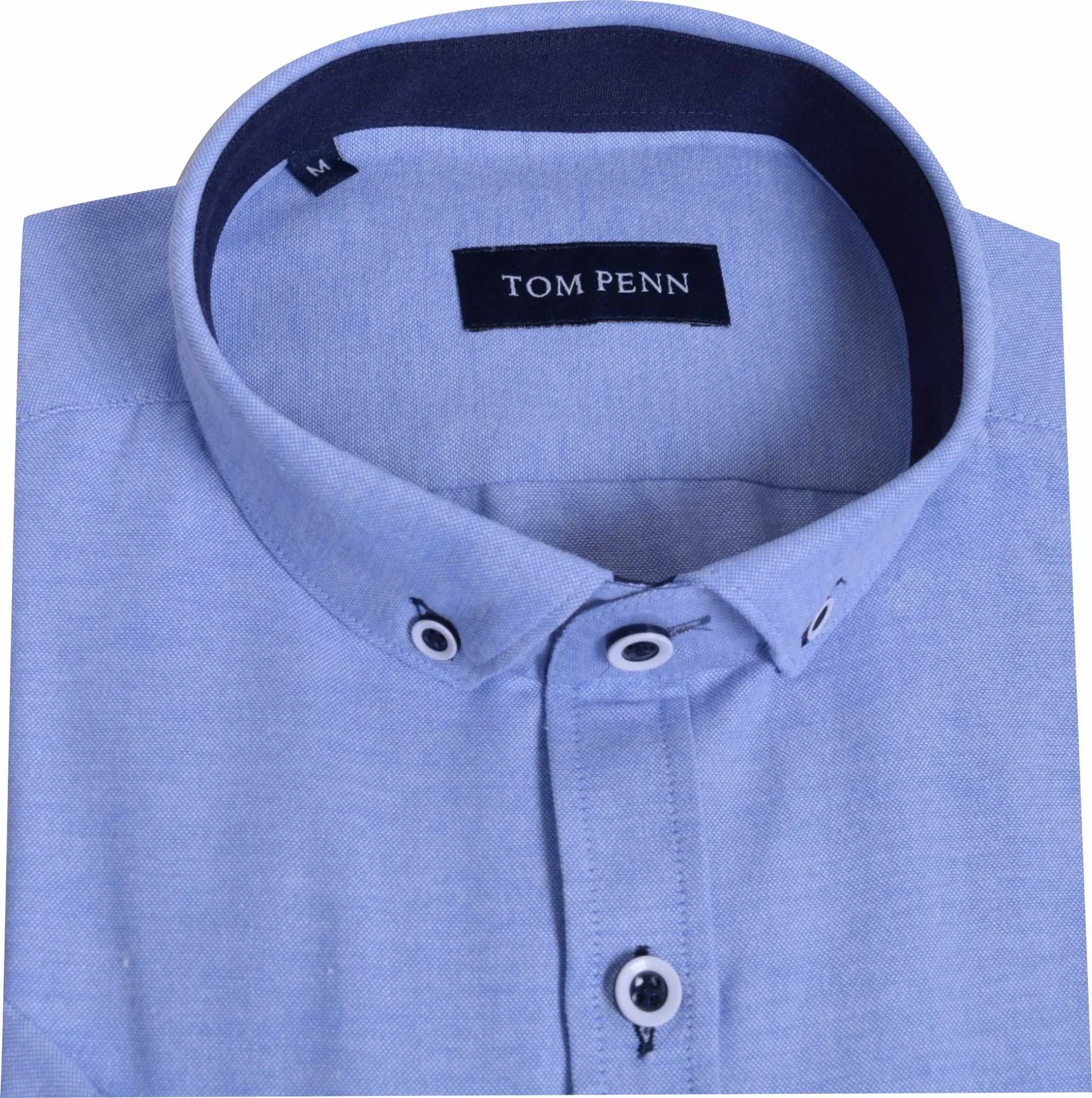 Tom Penn Blue Short Sleeve Shirt