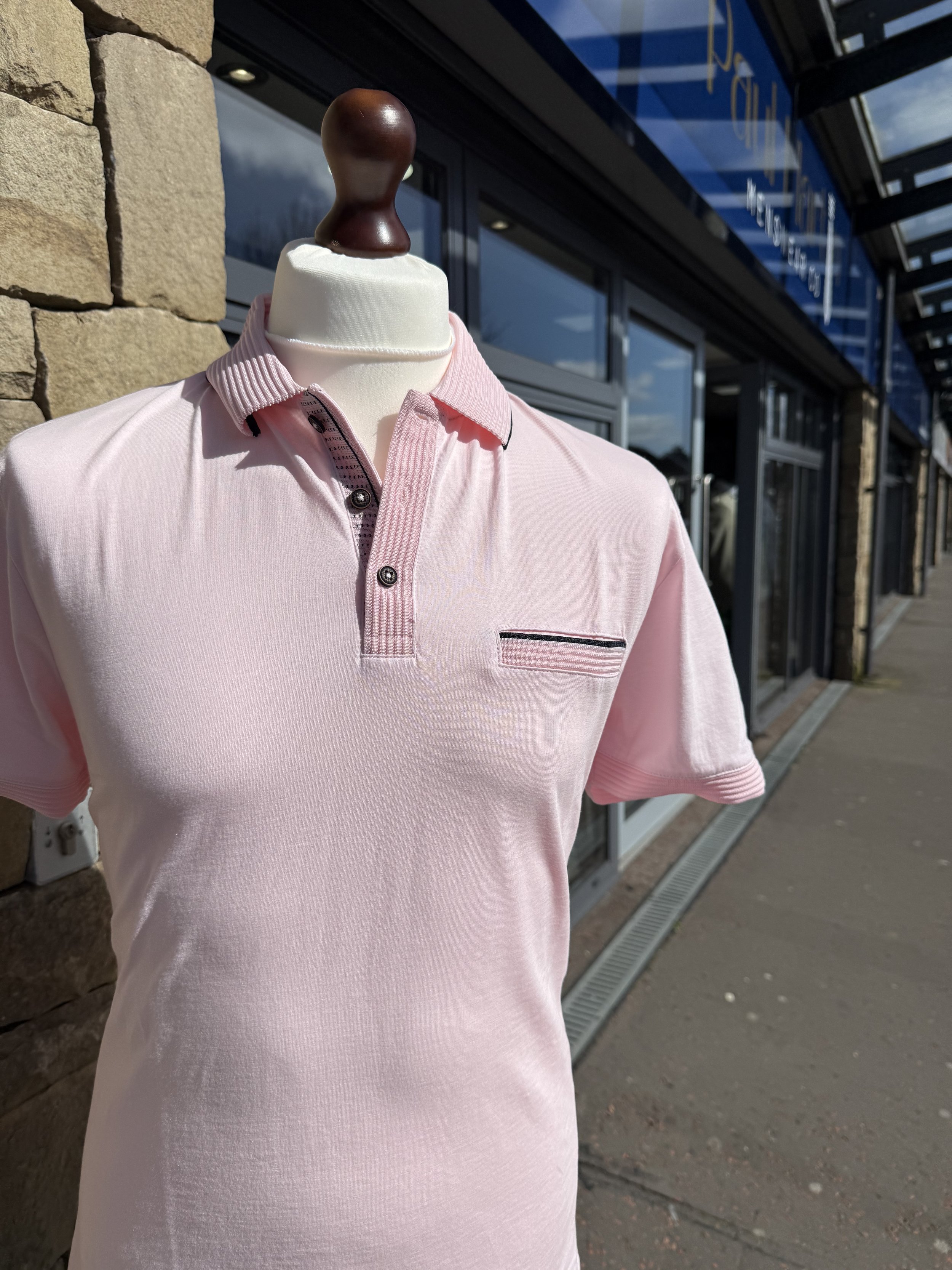 Mish Mash Pink Polo
